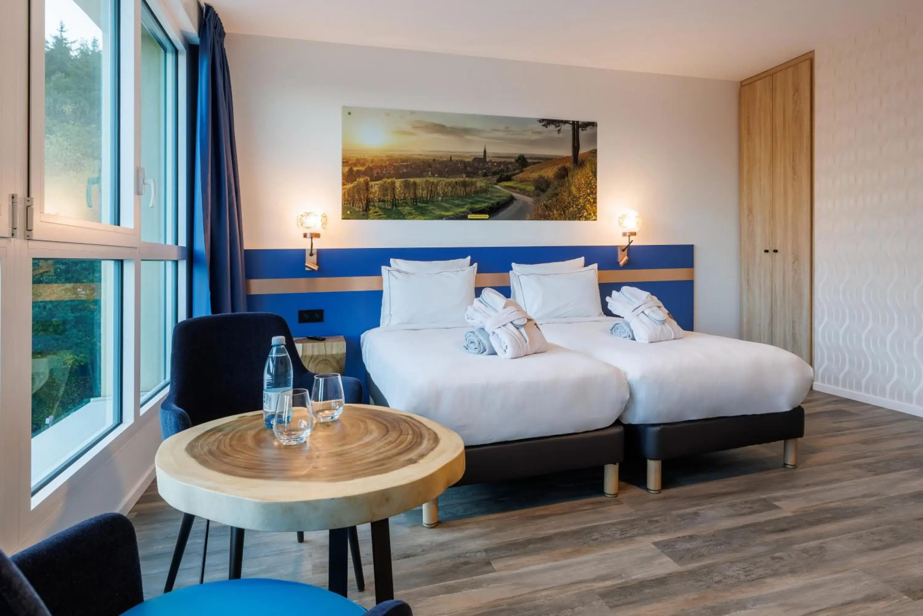 Prestige Twin Room - access to the spa included in Hotel SPA Husseren Collections - Proche Colmar - Eguisheim Prestige Twin Room - access to the spa included in Hotel SPA Husseren Collections - Proche Colmar - Eguisheim
