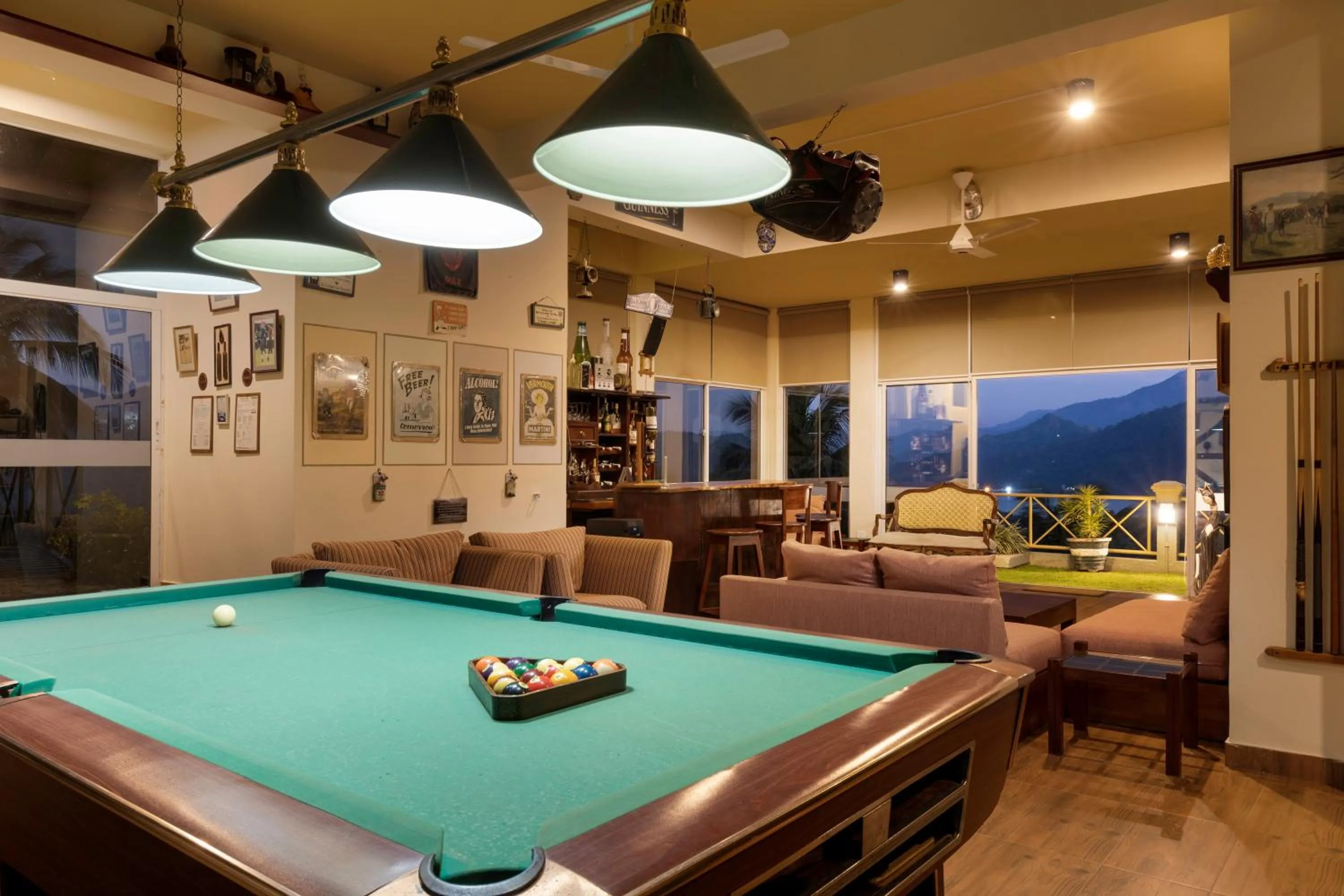 Game Room in The Albatross, Kandy