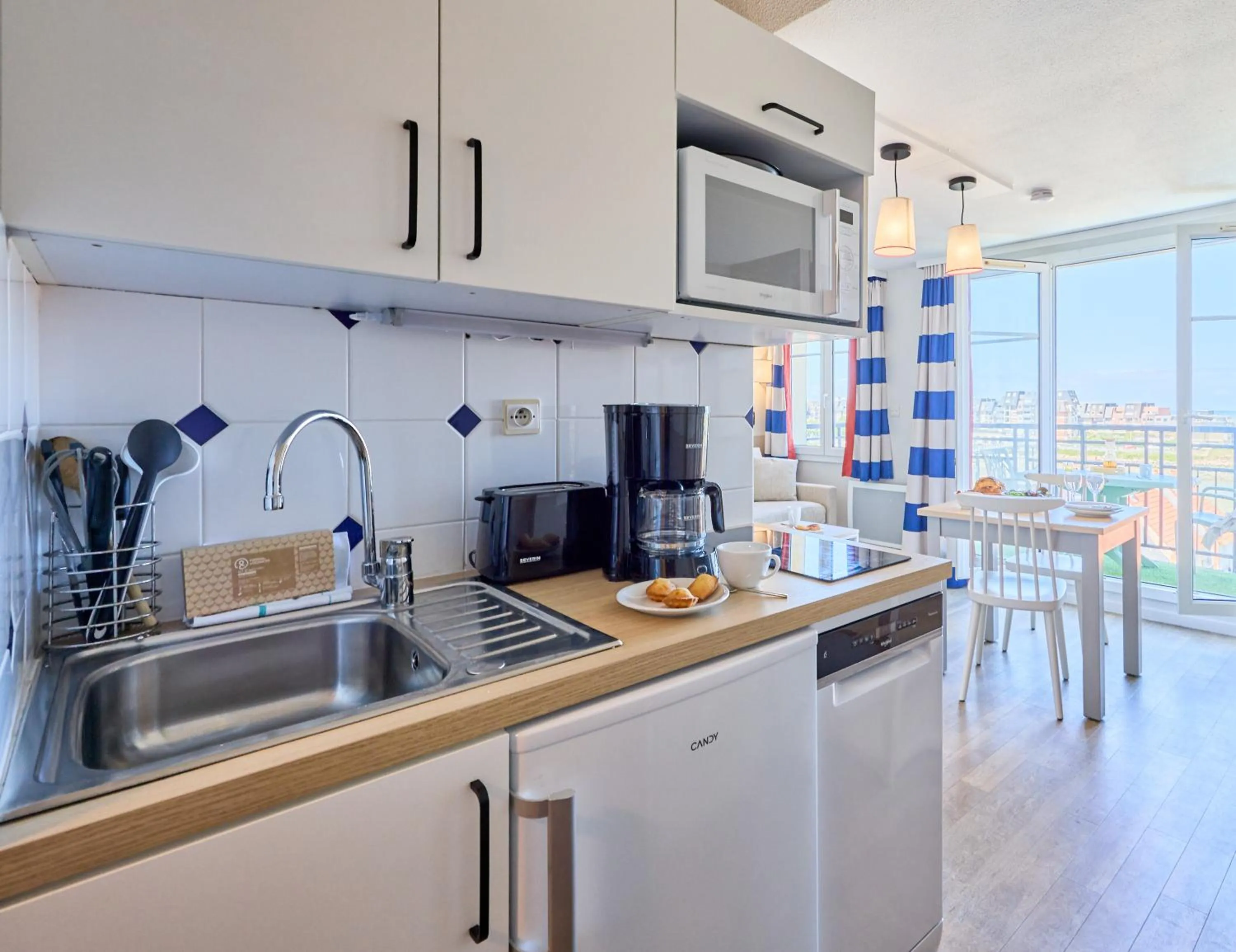 Kitchen or kitchenette in Residence Pierre & Vacances Port Guillaume