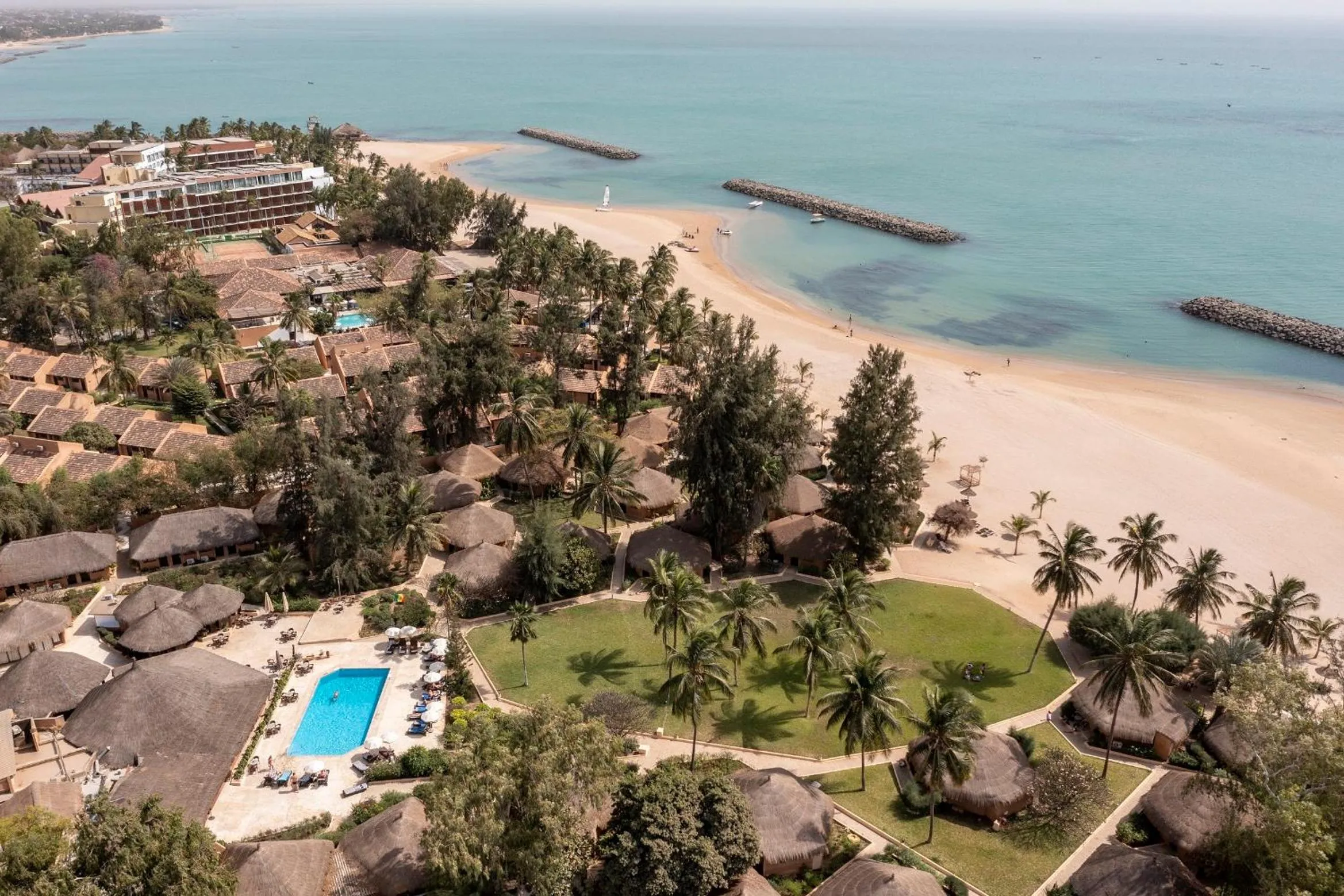 Bird's eye view in Le Saly Hotel & Hotel Club Filaos - All Inclusive