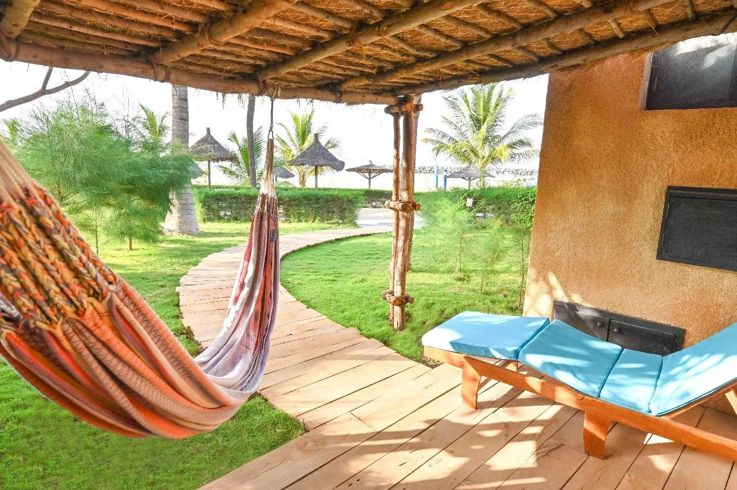 Patio in Le Saly Hotel & Hotel Club Filaos - All Inclusive