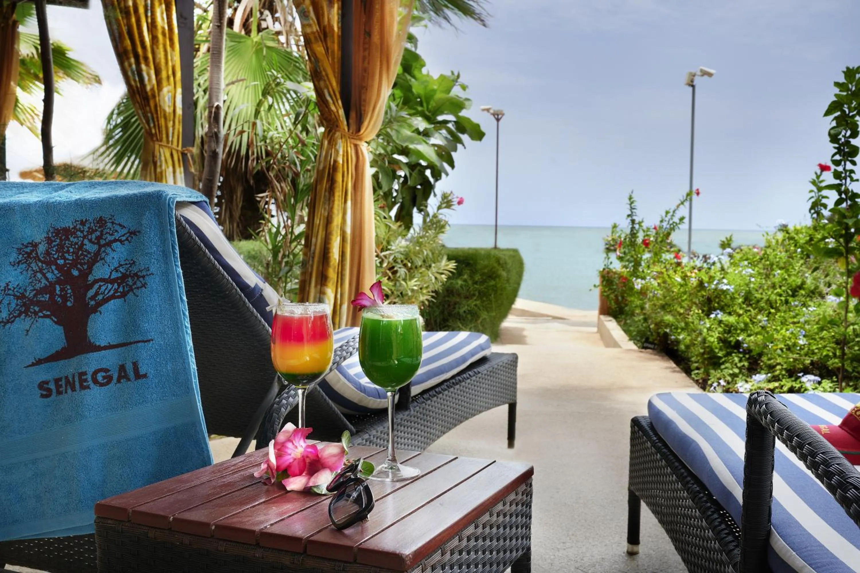 Patio in Le Saly Hotel & Hotel Club Filaos - All Inclusive