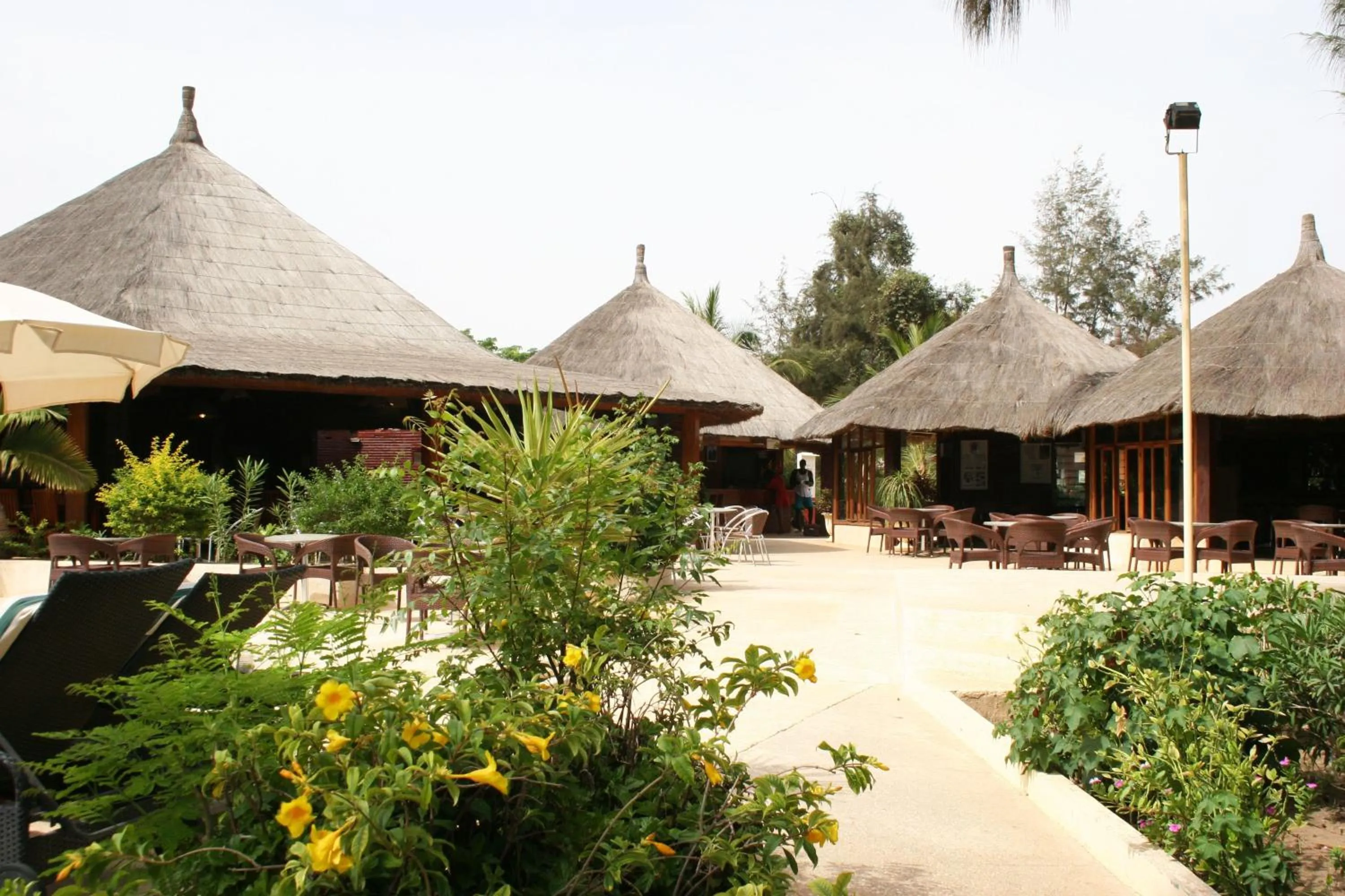 Patio in Le Saly Hotel & Hotel Club Filaos - All Inclusive