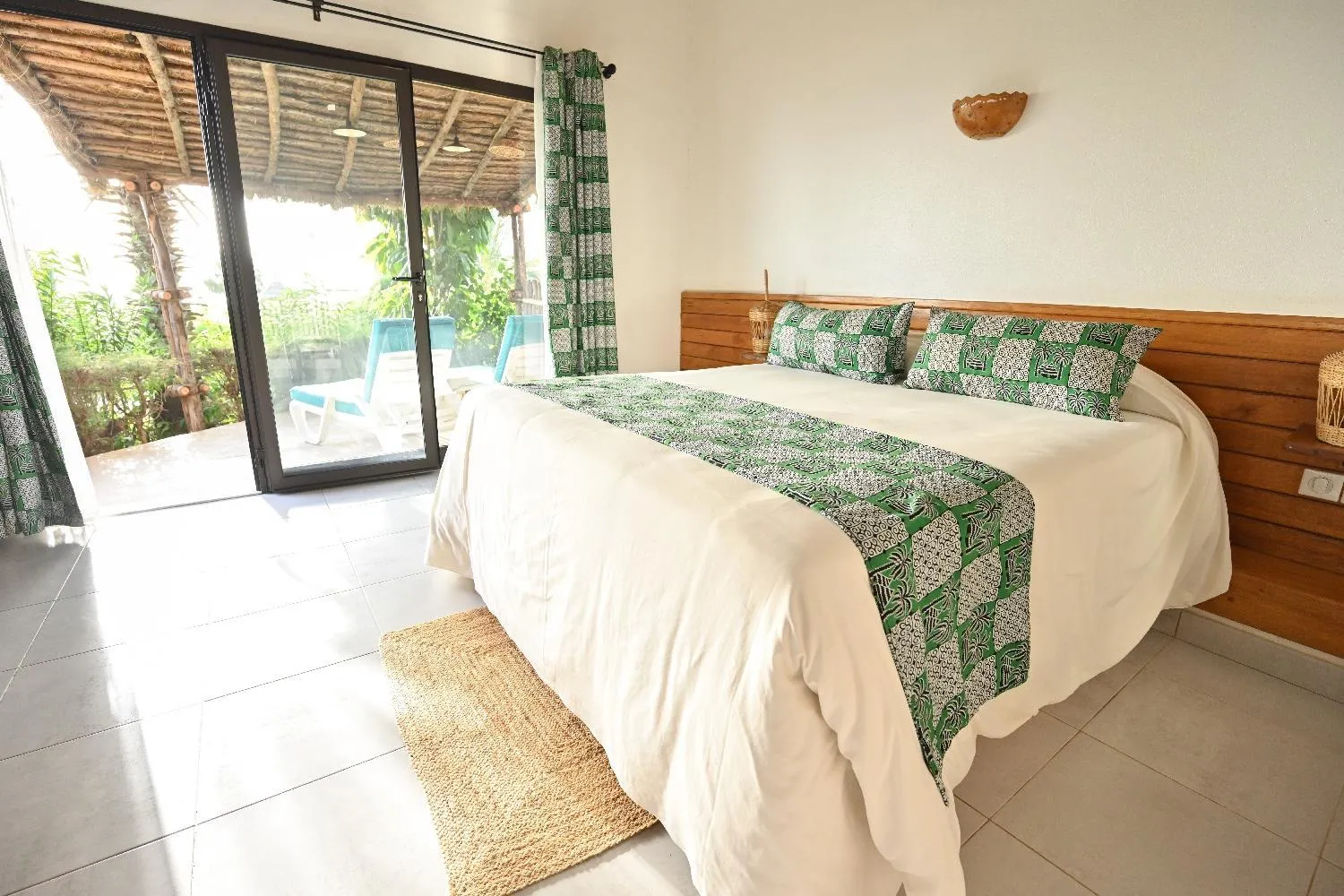 Bedroom, Bed in Le Saly Hotel & Hotel Club Filaos - All Inclusive