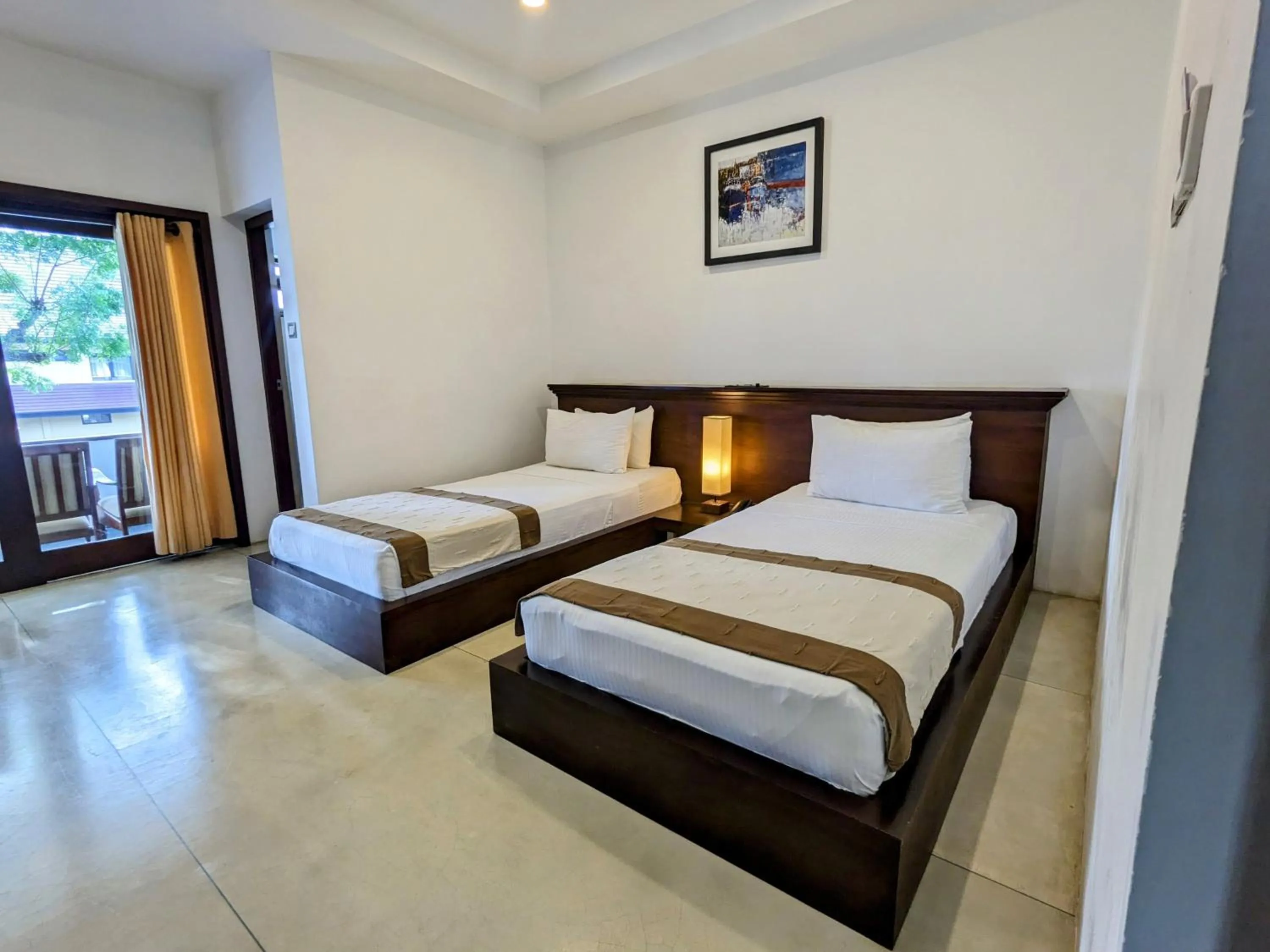 Bed in Rajarata Hotel Anuradhapura