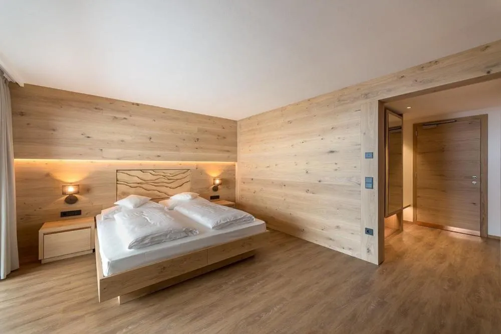 Bed in Hotel Garni Dolomieu