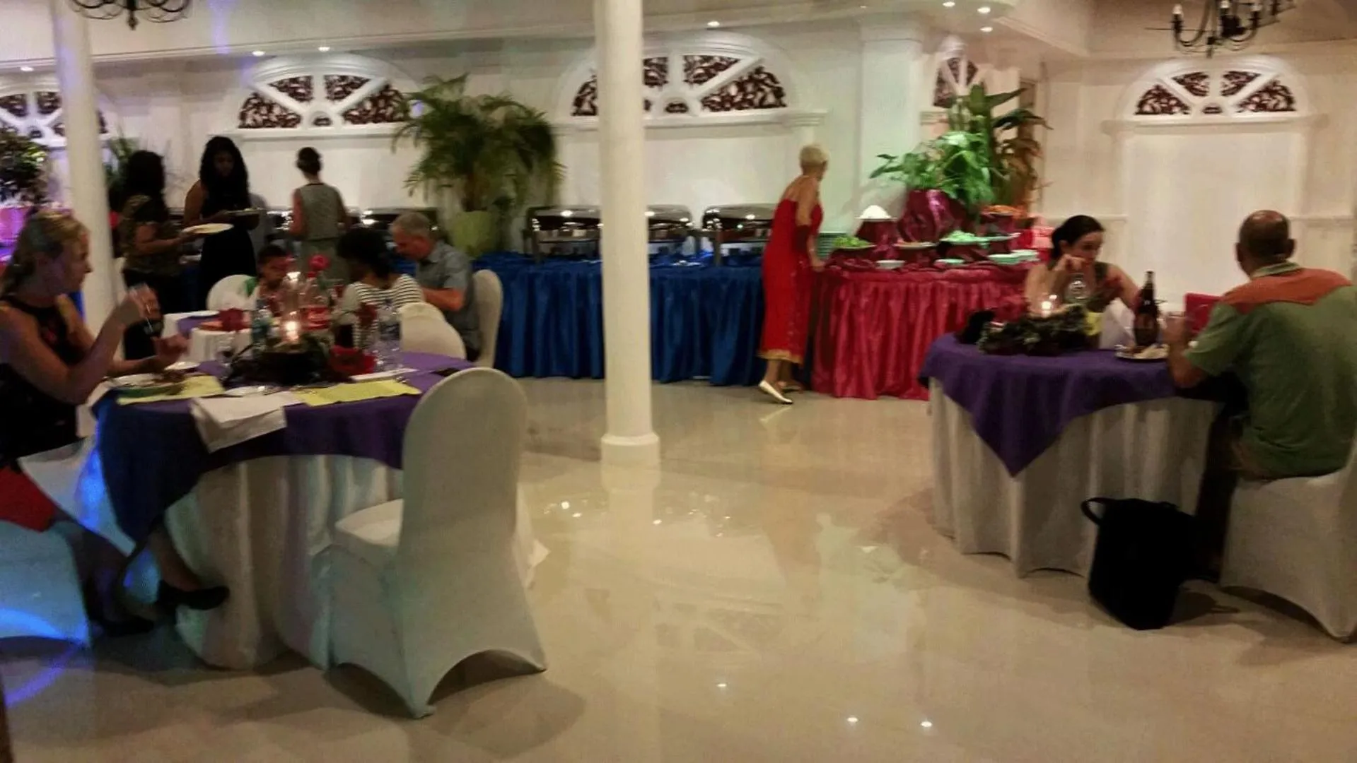 Dining area in Bougain Villa