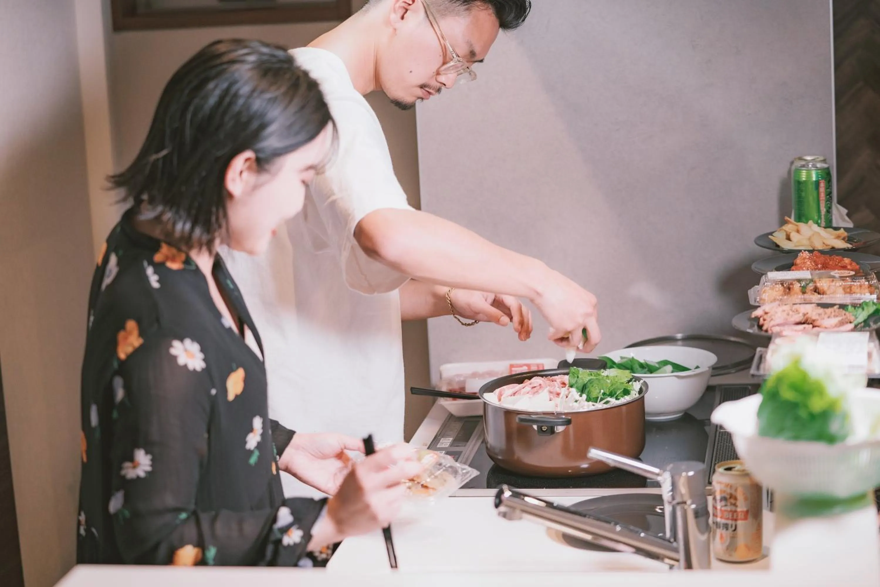 People in GRAND BASE Hakata Bay