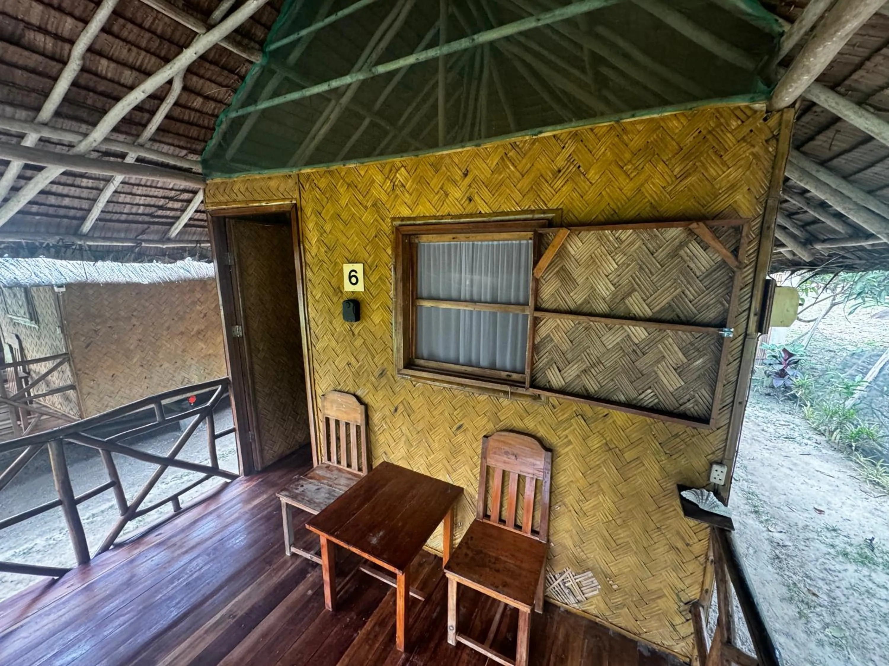 Patio in Back Trippers Inn