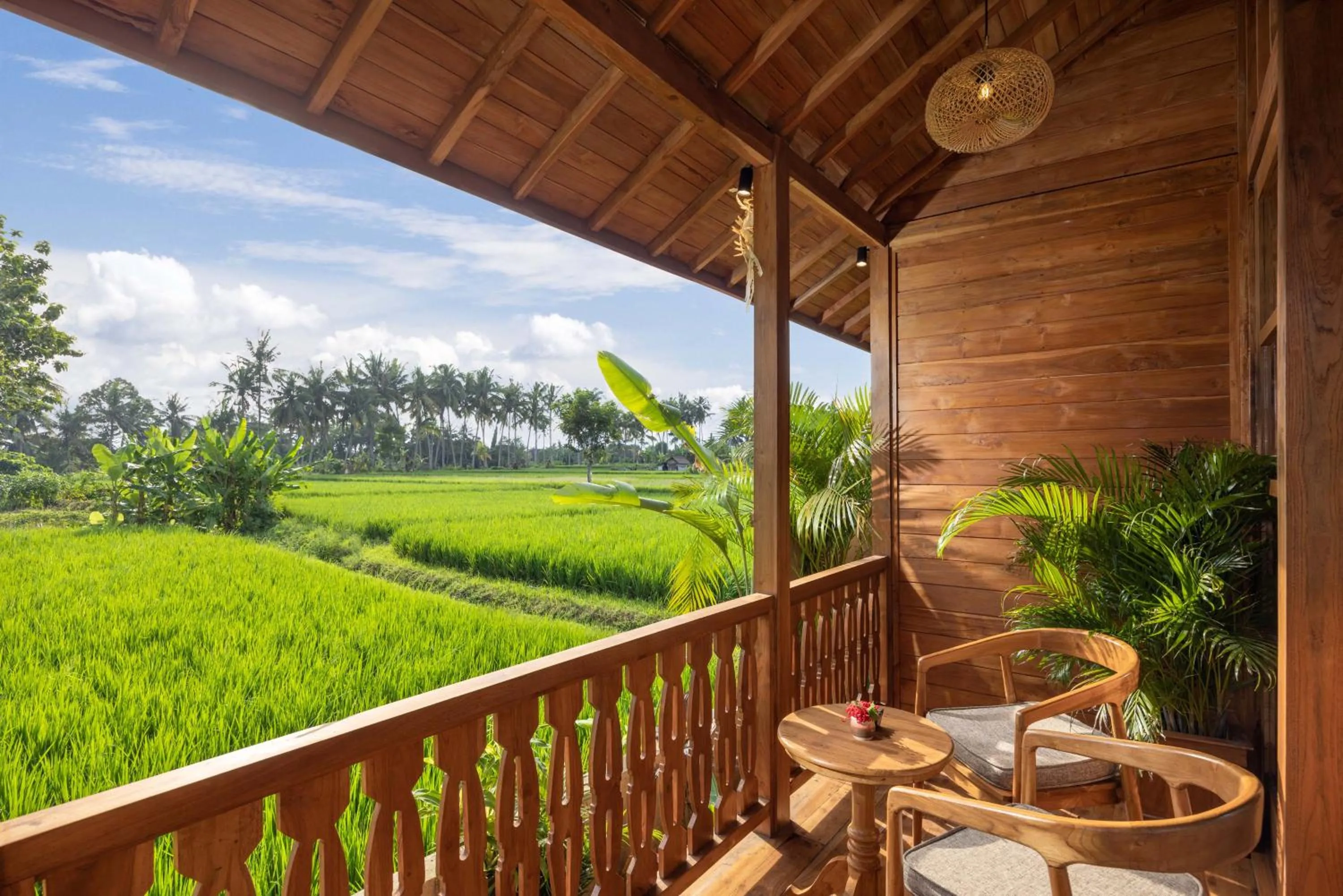 Patio in The Kalyana Ubud Resort