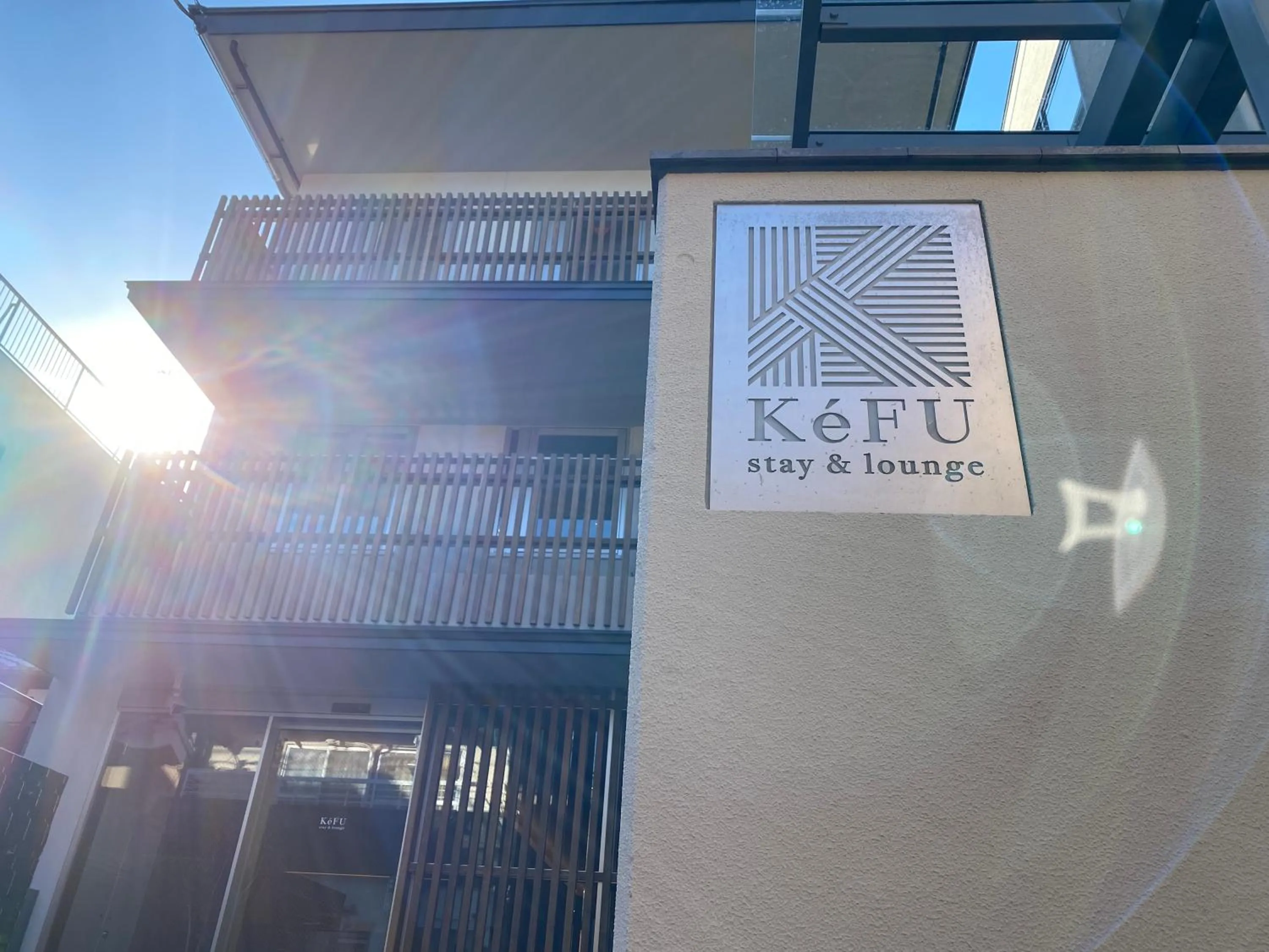 Property building in KéFU stay & lounge