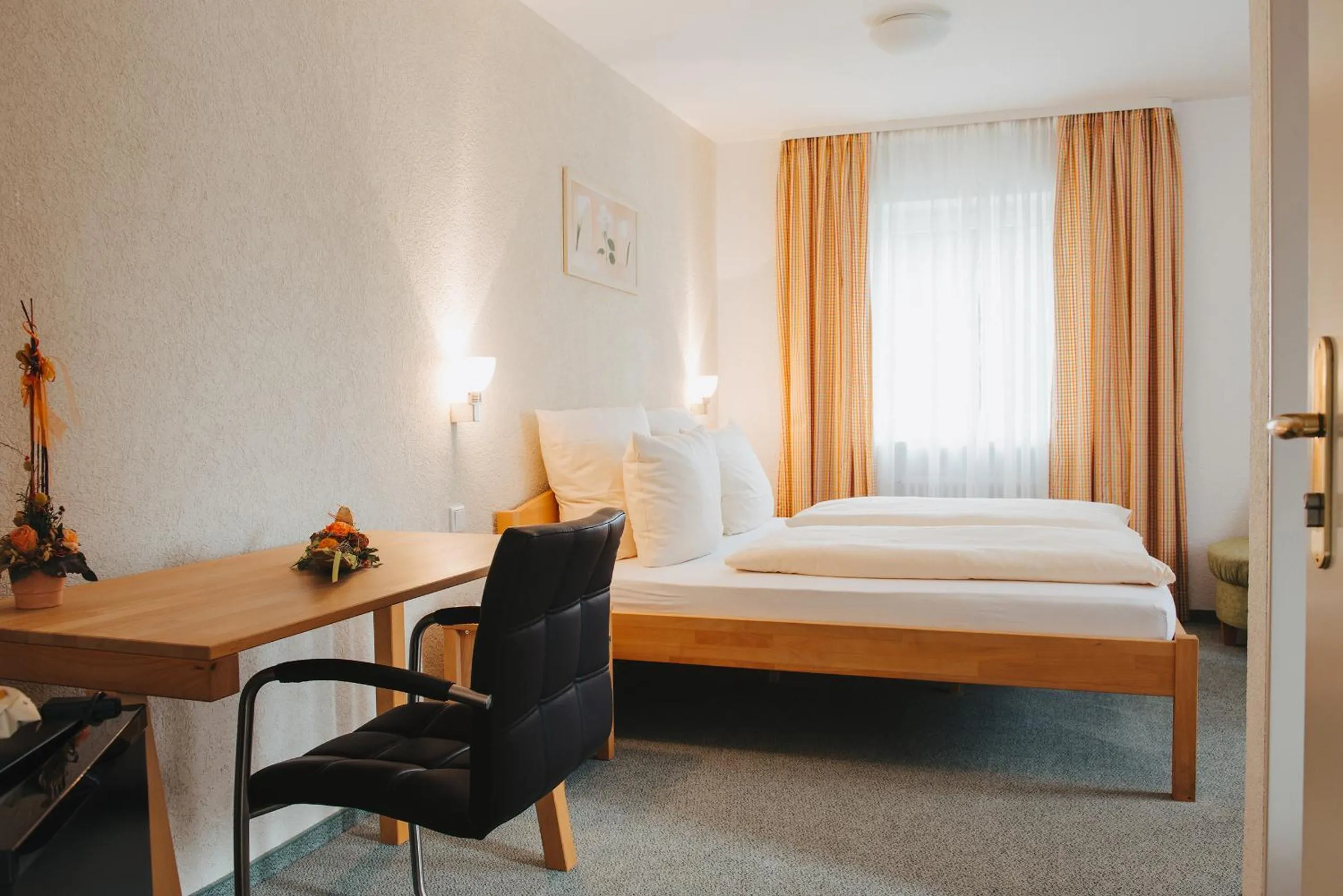 Photo of the whole room, Bed in Hotel Angermeier GARNI