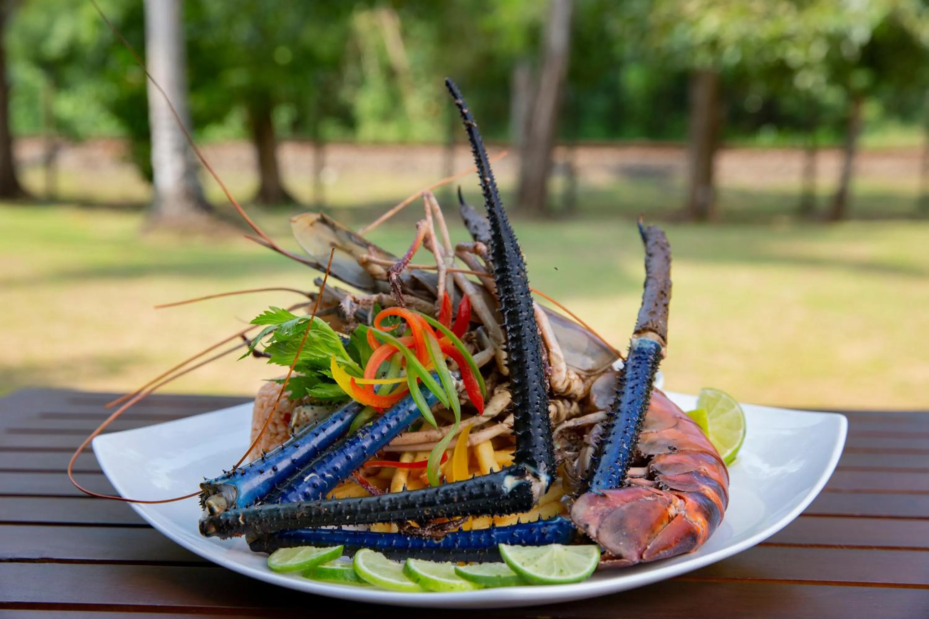 Food close-up in Palm Beach Inn & Sea Shells Cabanas