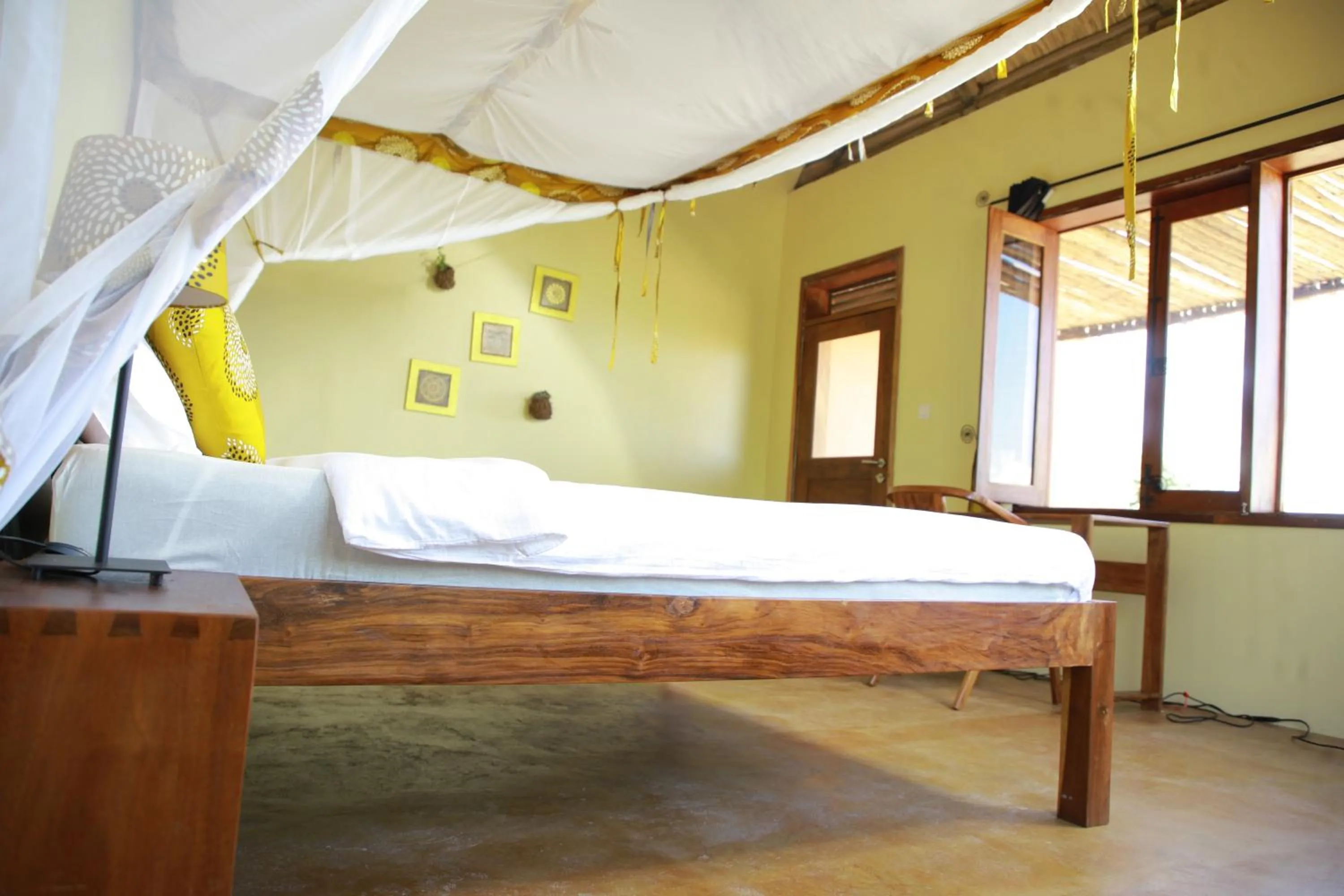 Bed in Kikonko Lodge