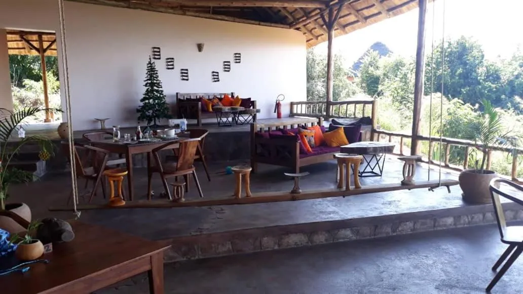 Dining area in Kikonko Lodge