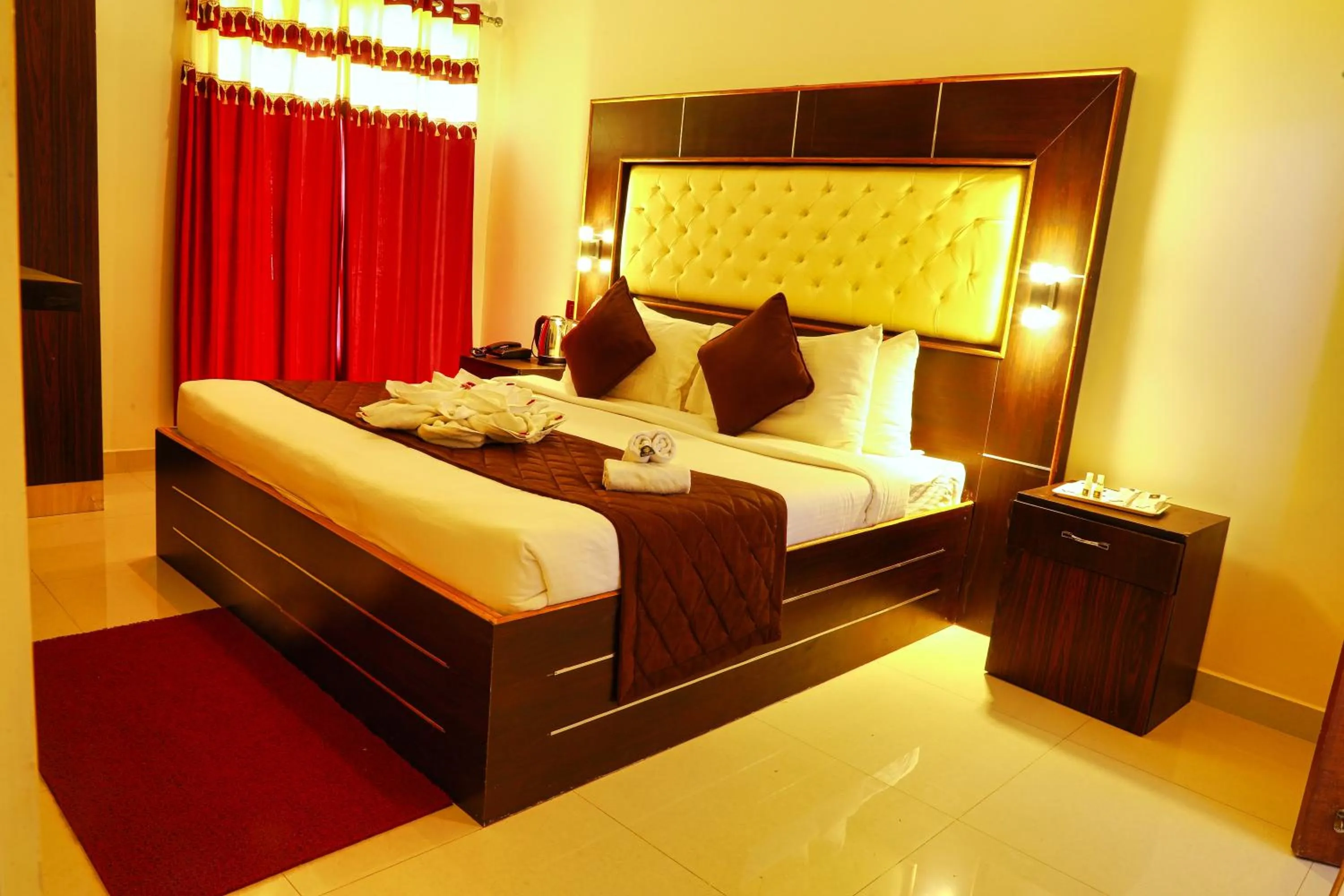 Bedroom, Bed in SS Silver Oaks Resort