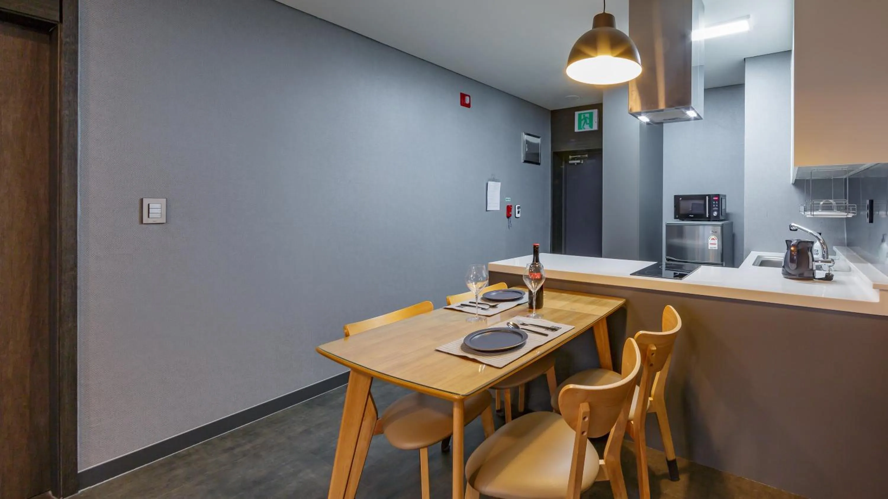 Kitchen or kitchenette in Interlaken Stay