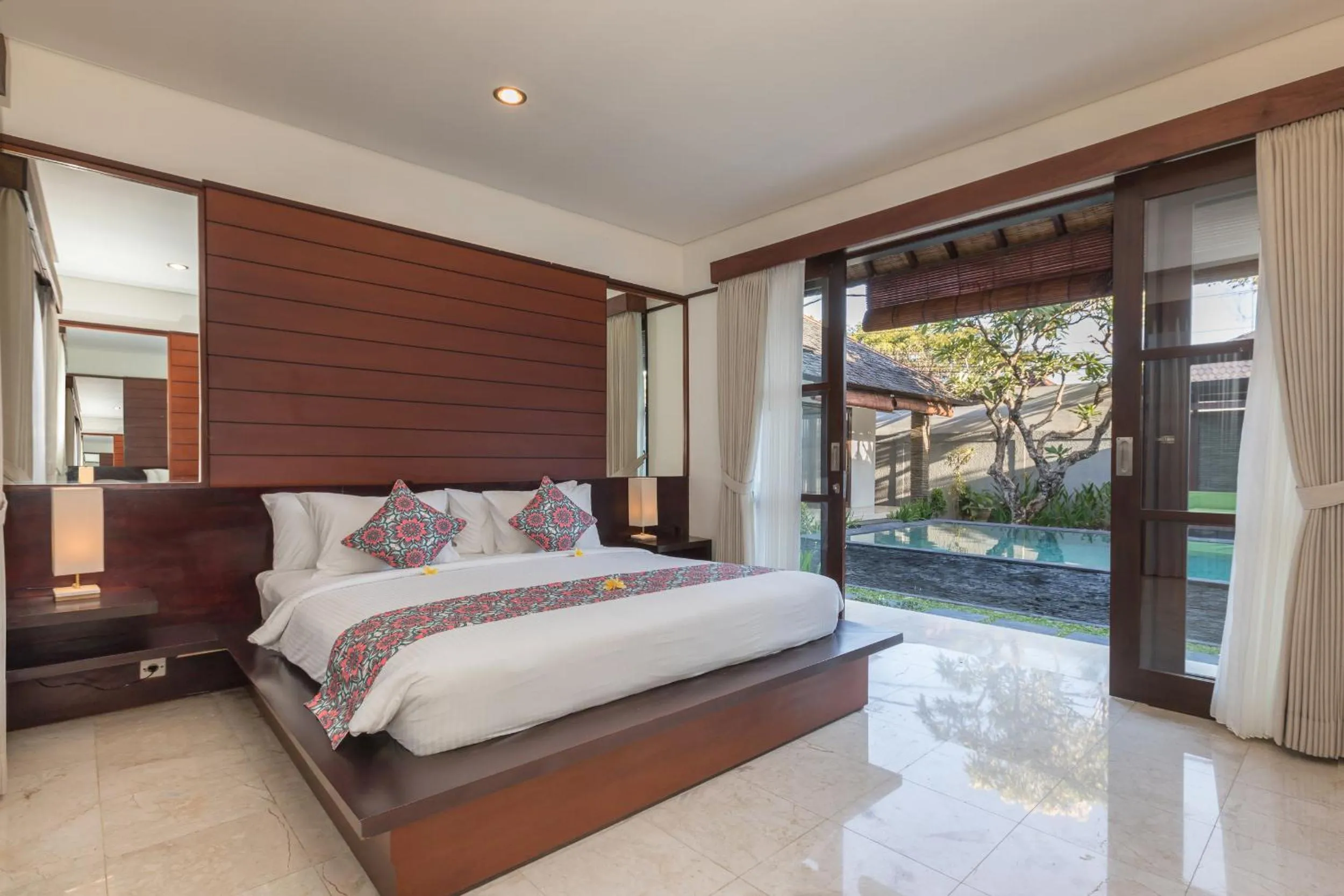 Bedroom, Bed in Villa Litera Seminyak Bali