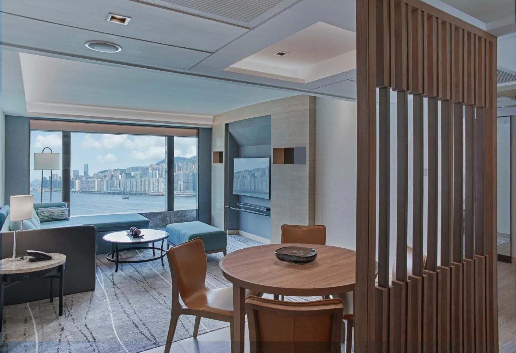 Living room in New World Millennium Hong Kong Hotel