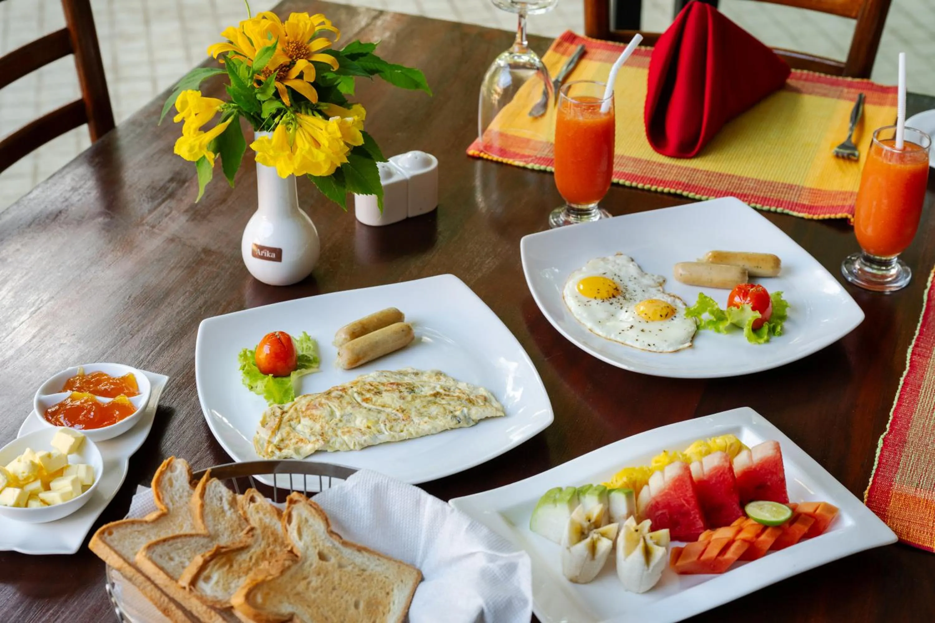 Breakfast in Arika Villa - Special Deals on F&B and Spa Treatments