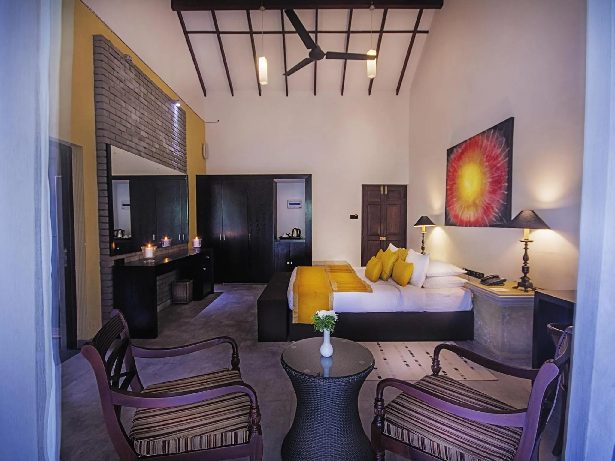 View (from property/room), Bed in Arika Villa - Special Deals on F&B and Spa Treatments