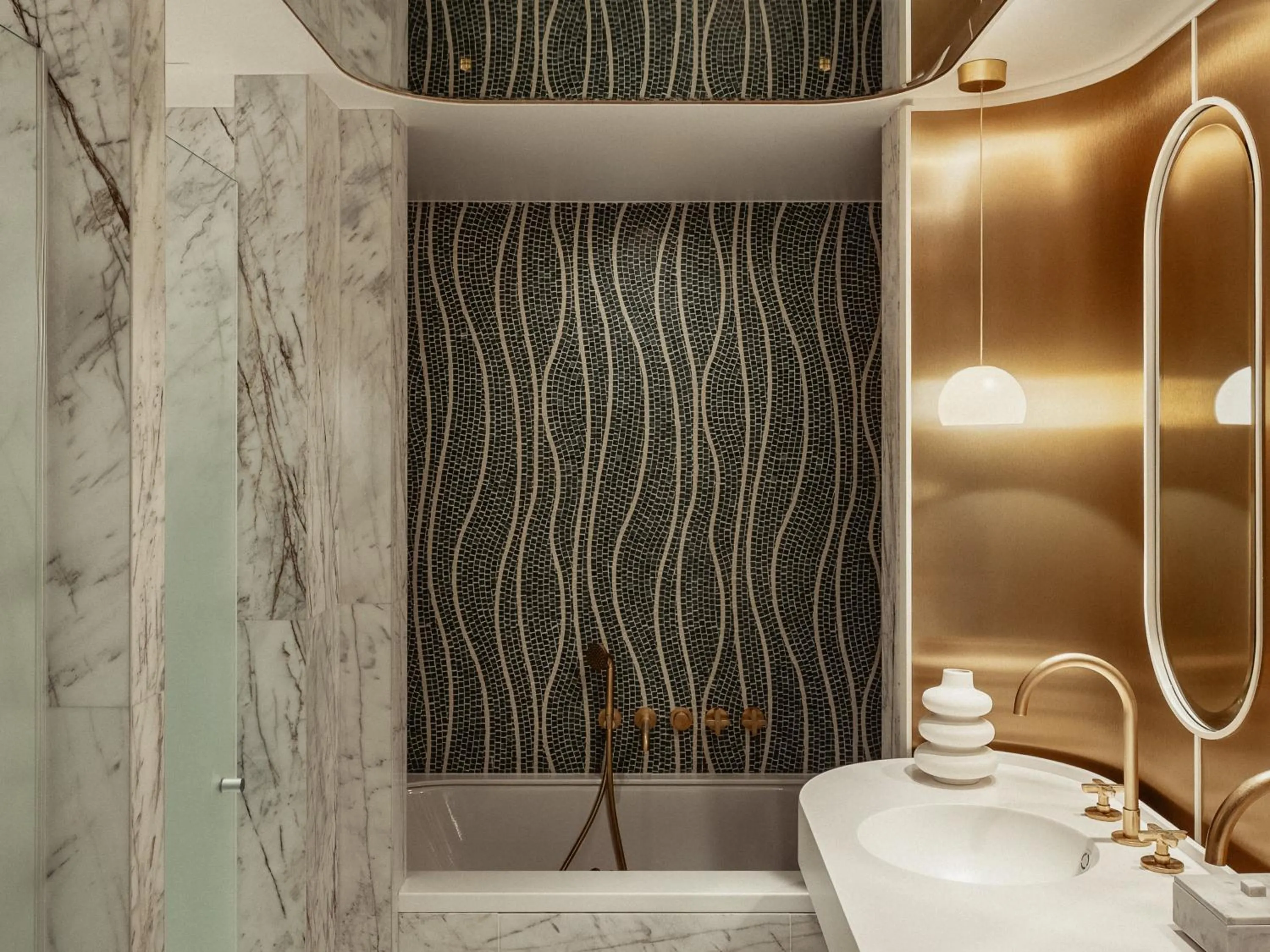 Bathroom in Hôtel De Sers Champs Elysées Paris