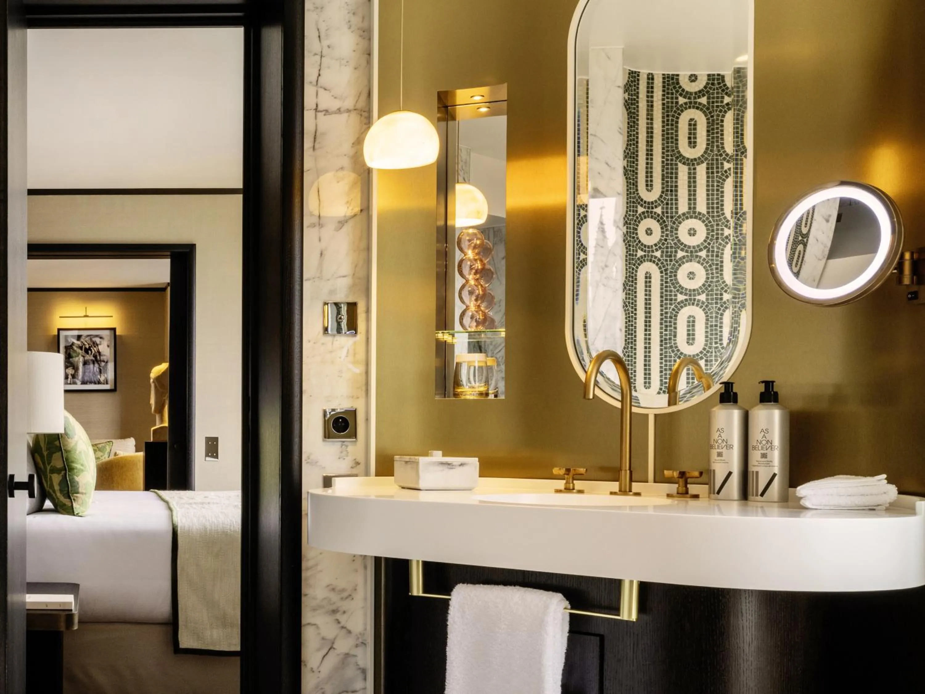 Bathroom in Hôtel De Sers Champs Elysées Paris