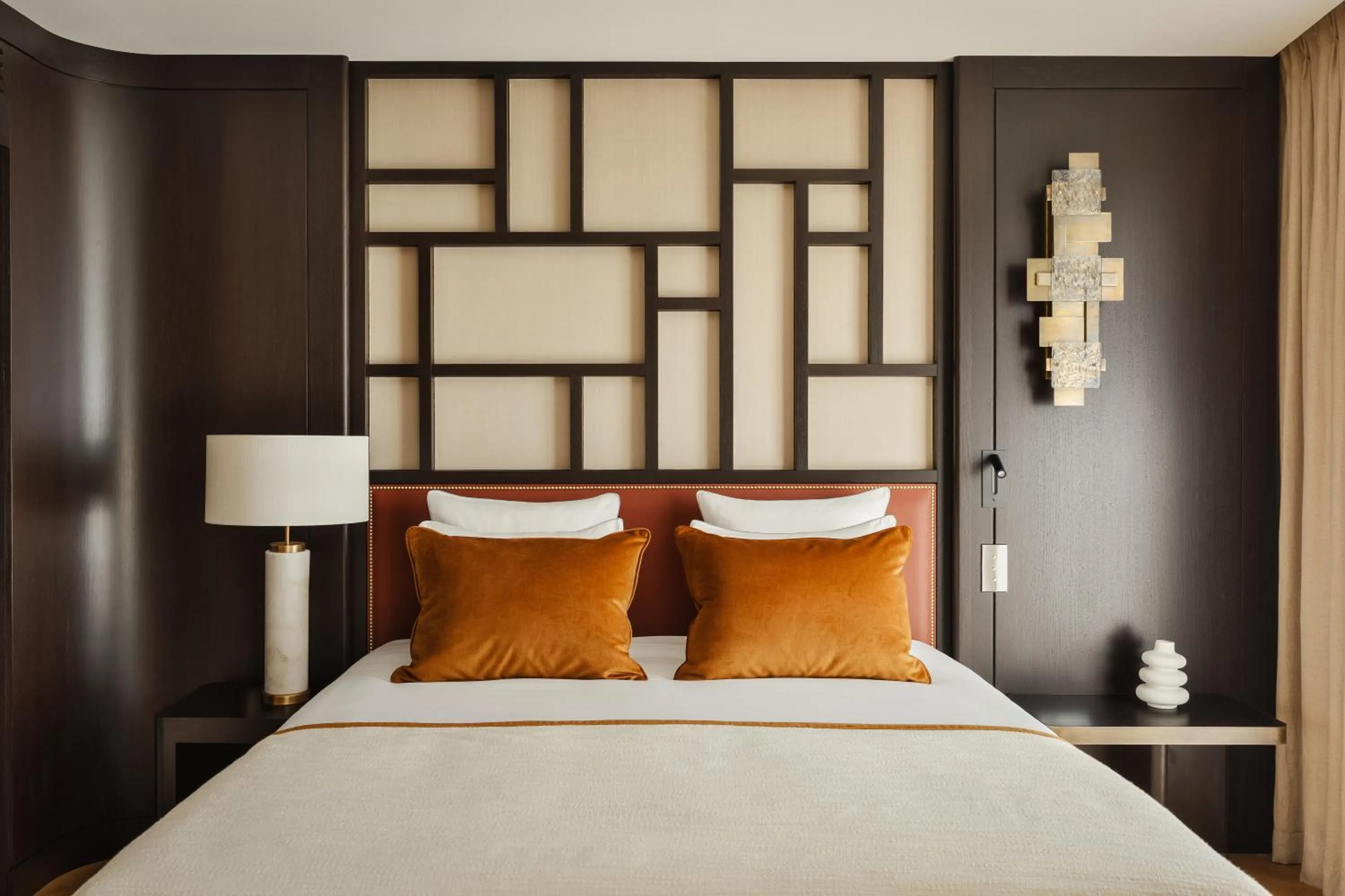 Bed in Hôtel De Sers Champs Elysées Paris