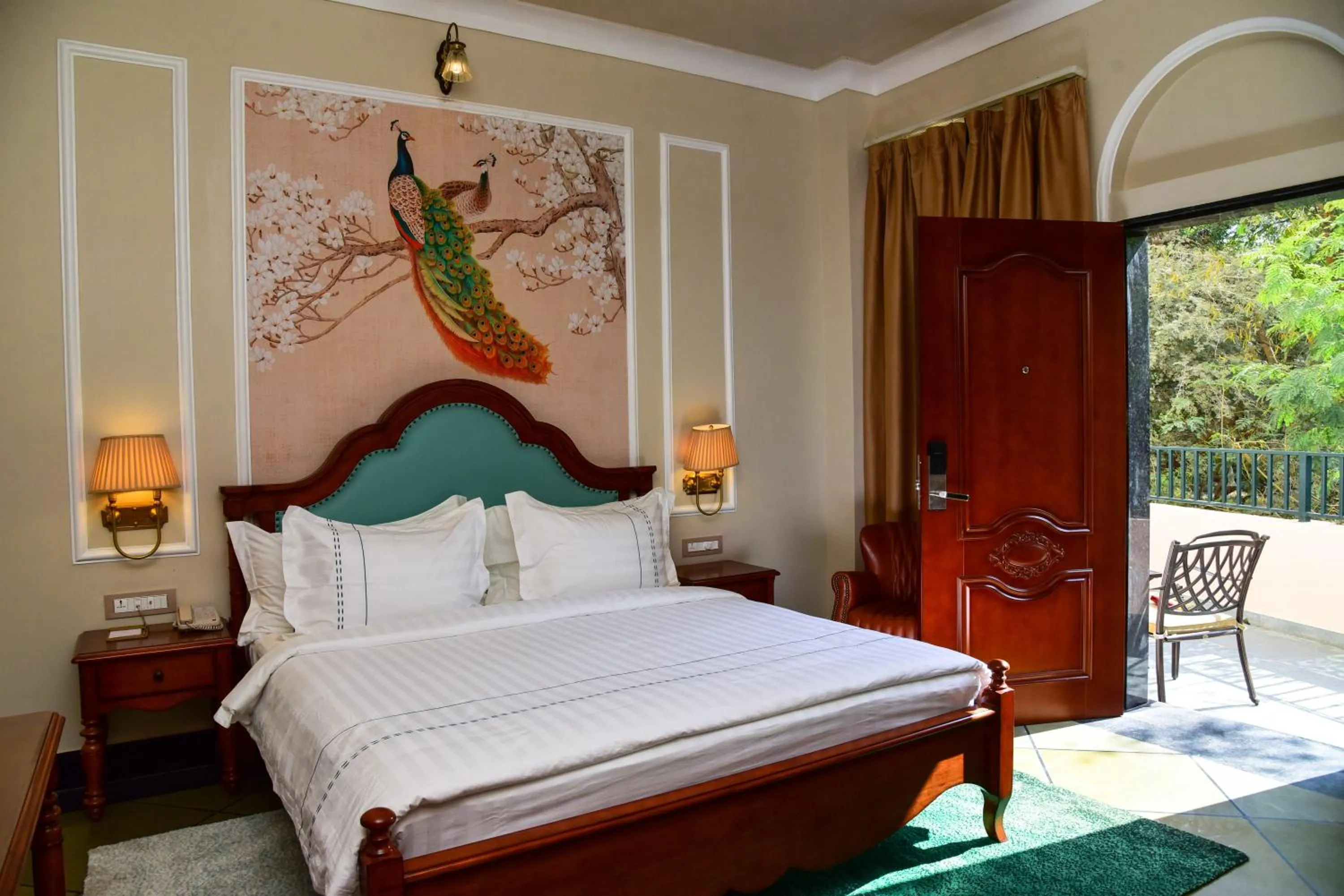 Bed in Jhadol Vijay Vilas Near Lake Pichola