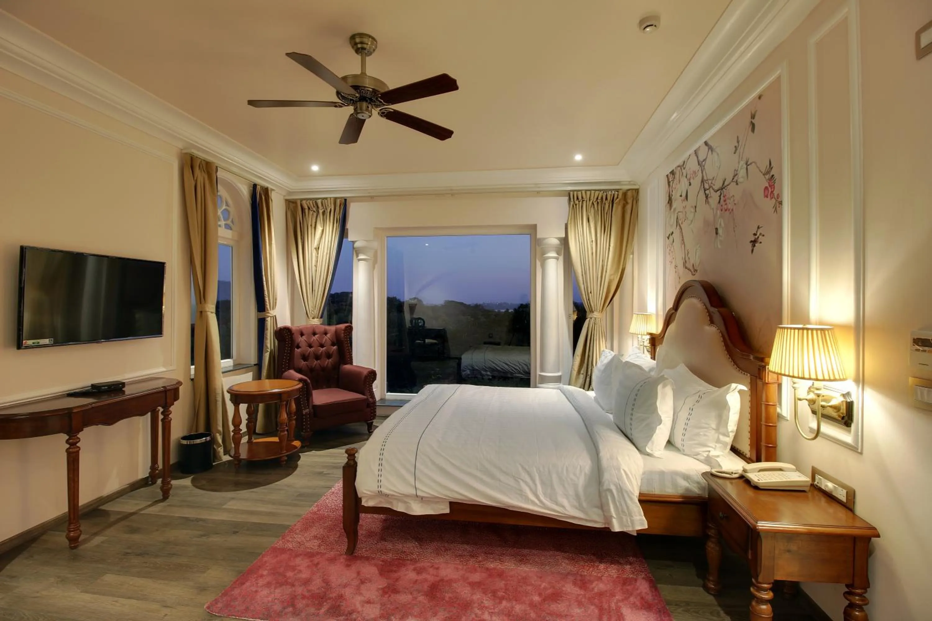 Bed in Jhadol Vijay Vilas Near Lake Pichola