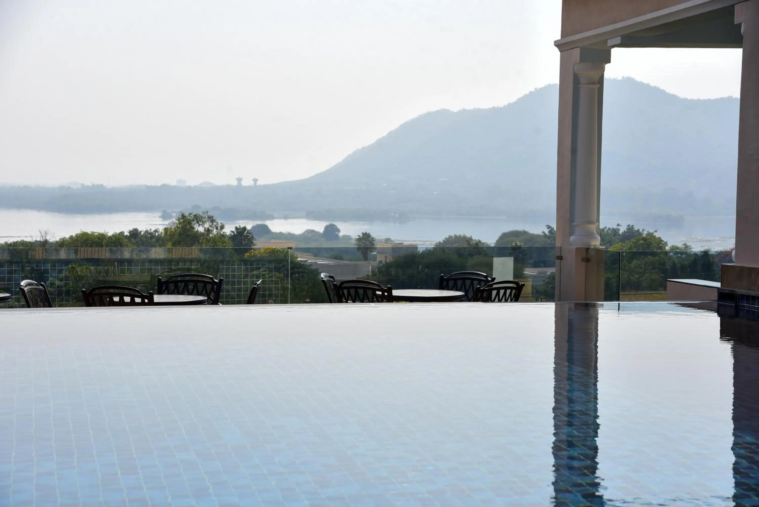 Swimming pool in Jhadol Vijay Vilas Near Lake Pichola
