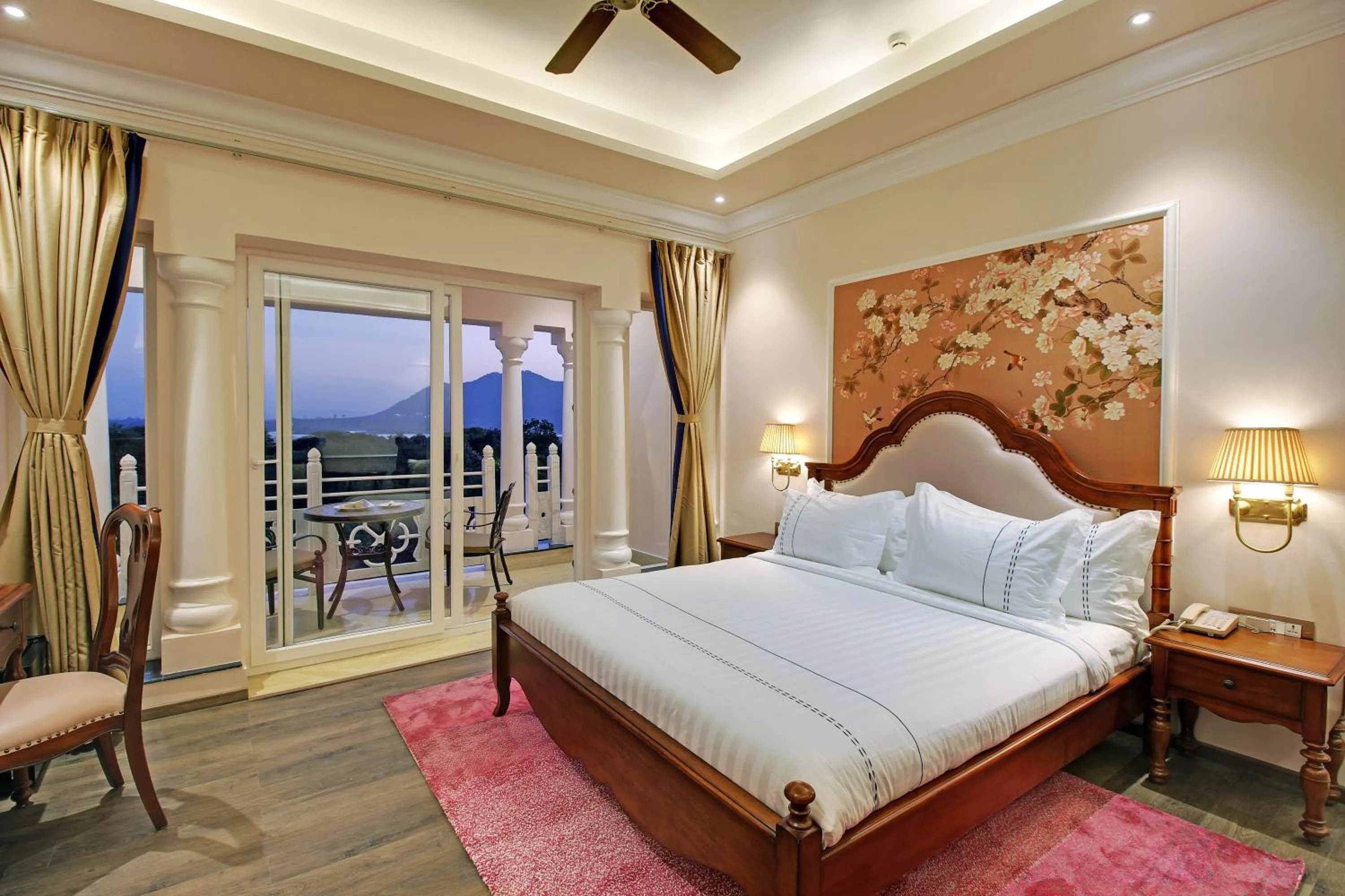 Bed in Jhadol Vijay Vilas Near Lake Pichola