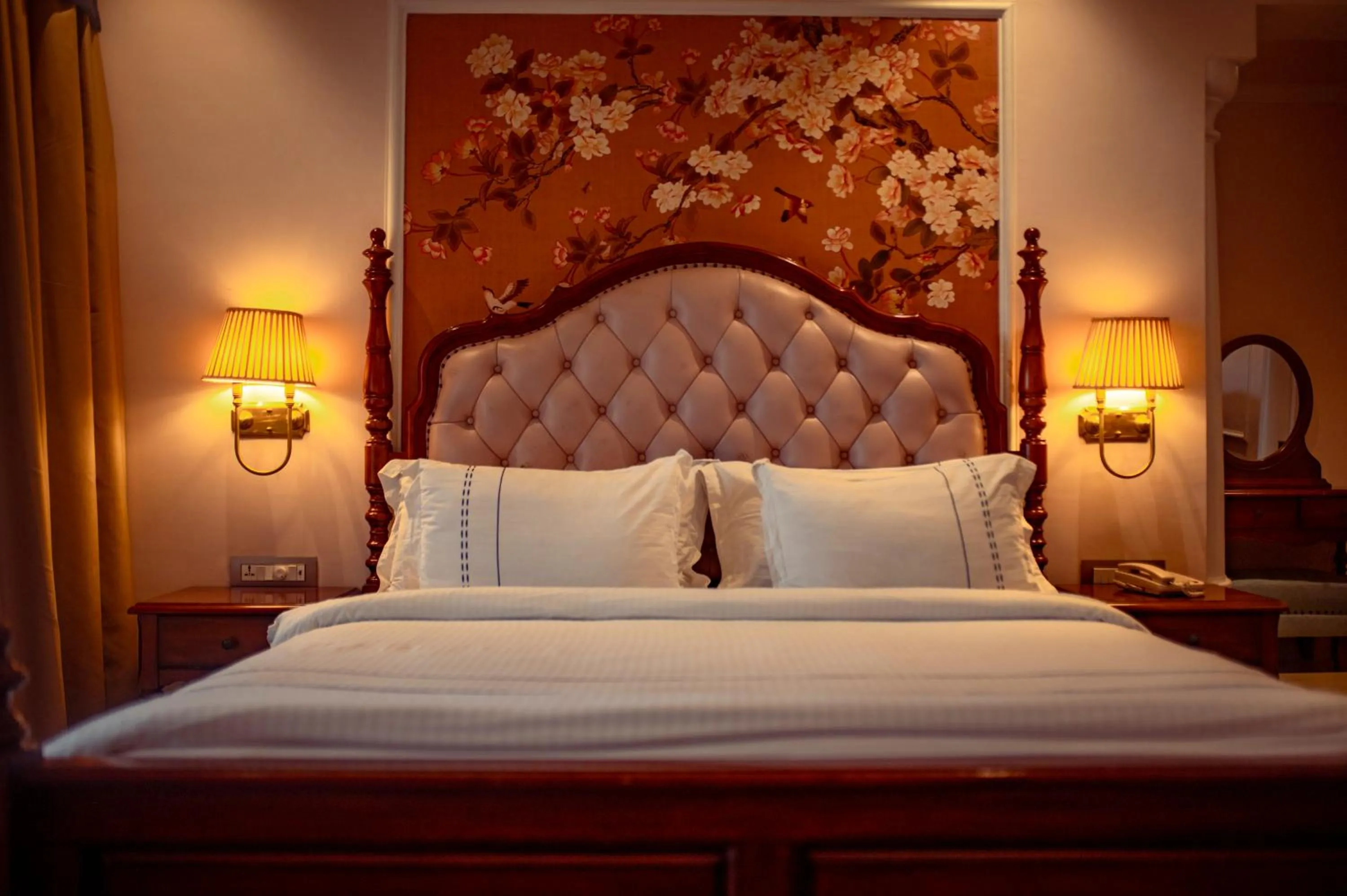 Bed in Jhadol Vijay Vilas Near Lake Pichola