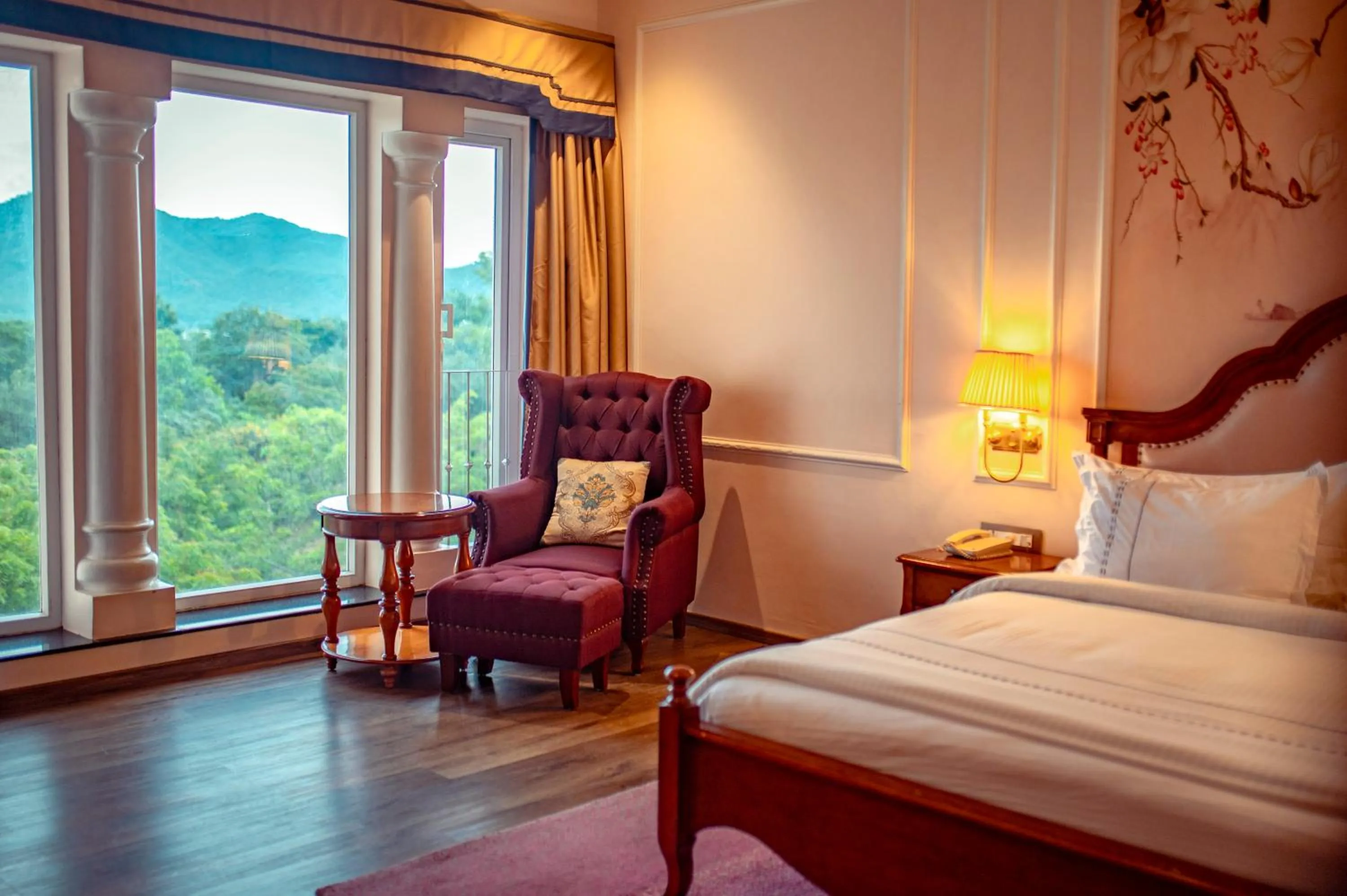 Bed in Jhadol Vijay Vilas Near Lake Pichola