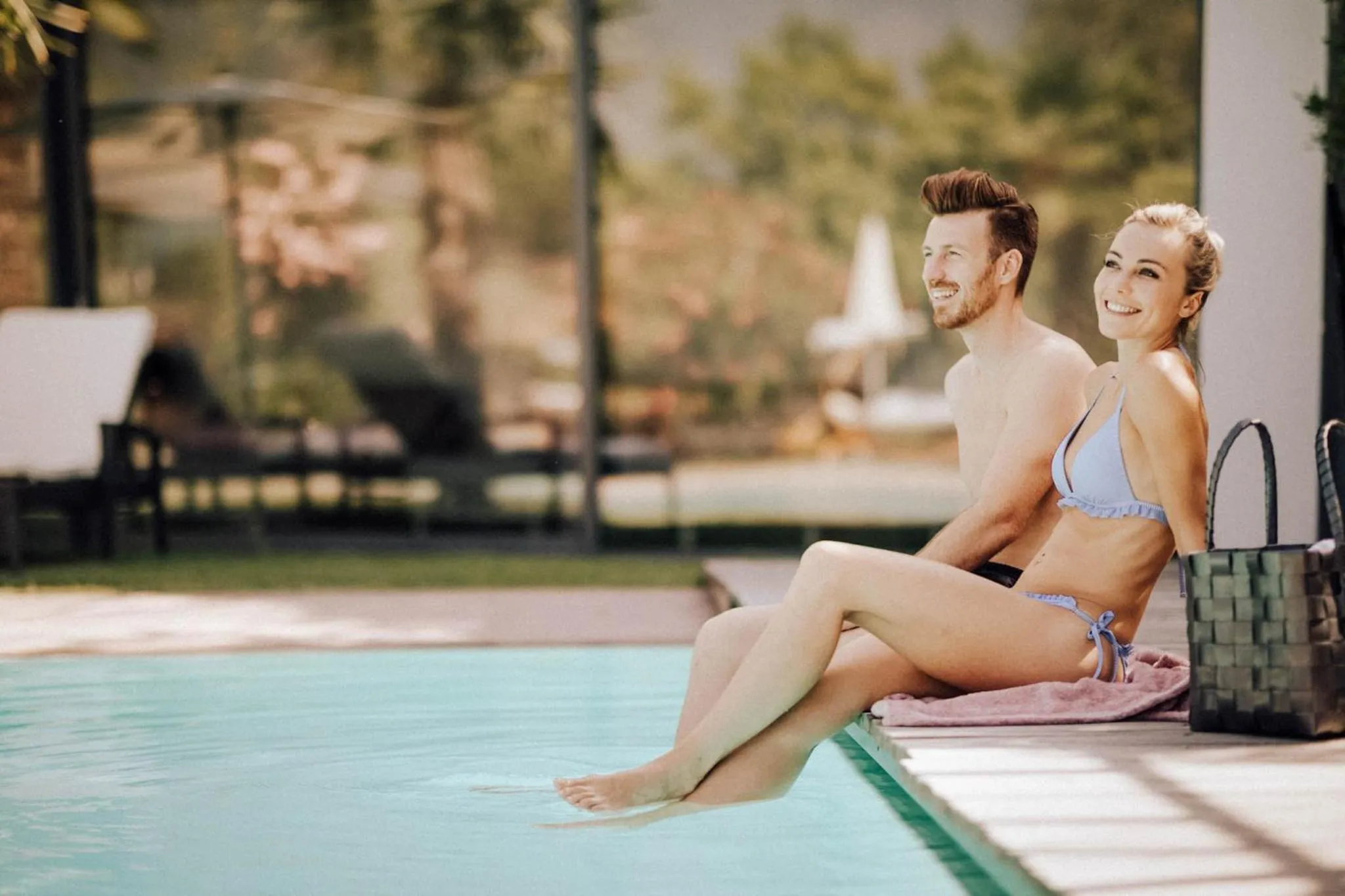 Swimming pool in Panoramahotel Am Sonnenhang