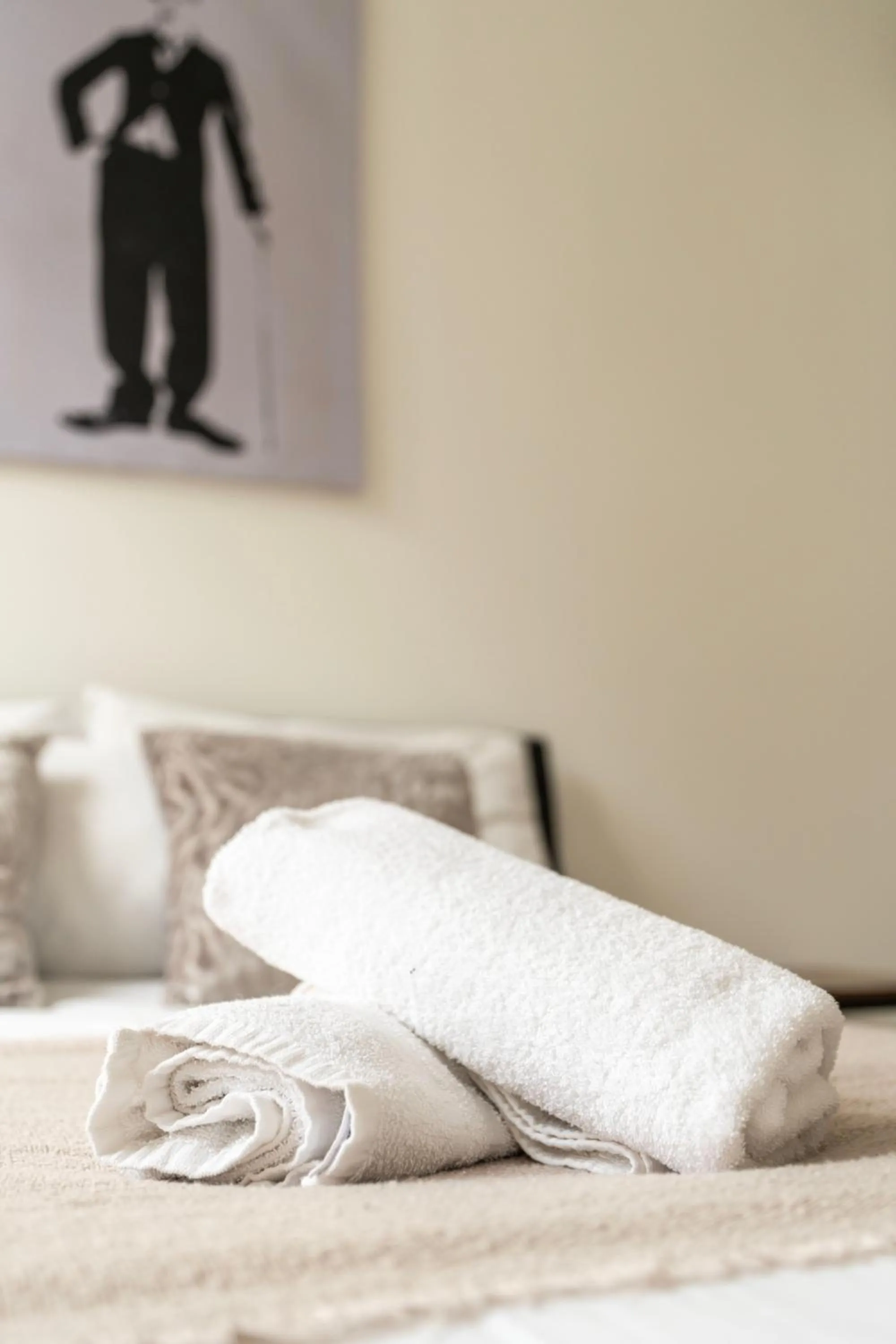 towels, Bed in Shoreditch Apartments by DC London Rooms