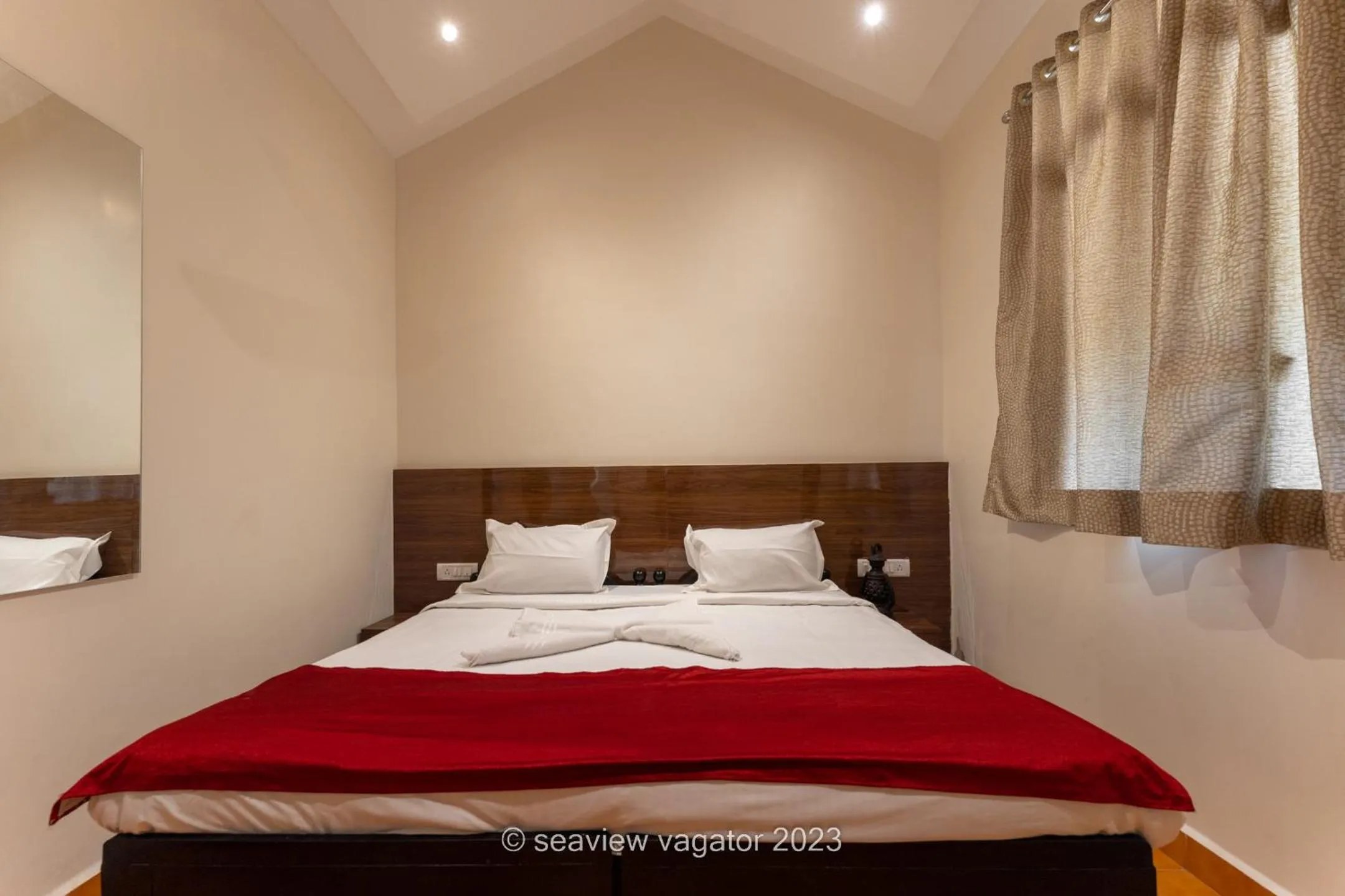 Bed in Sea View Holiday Vagator