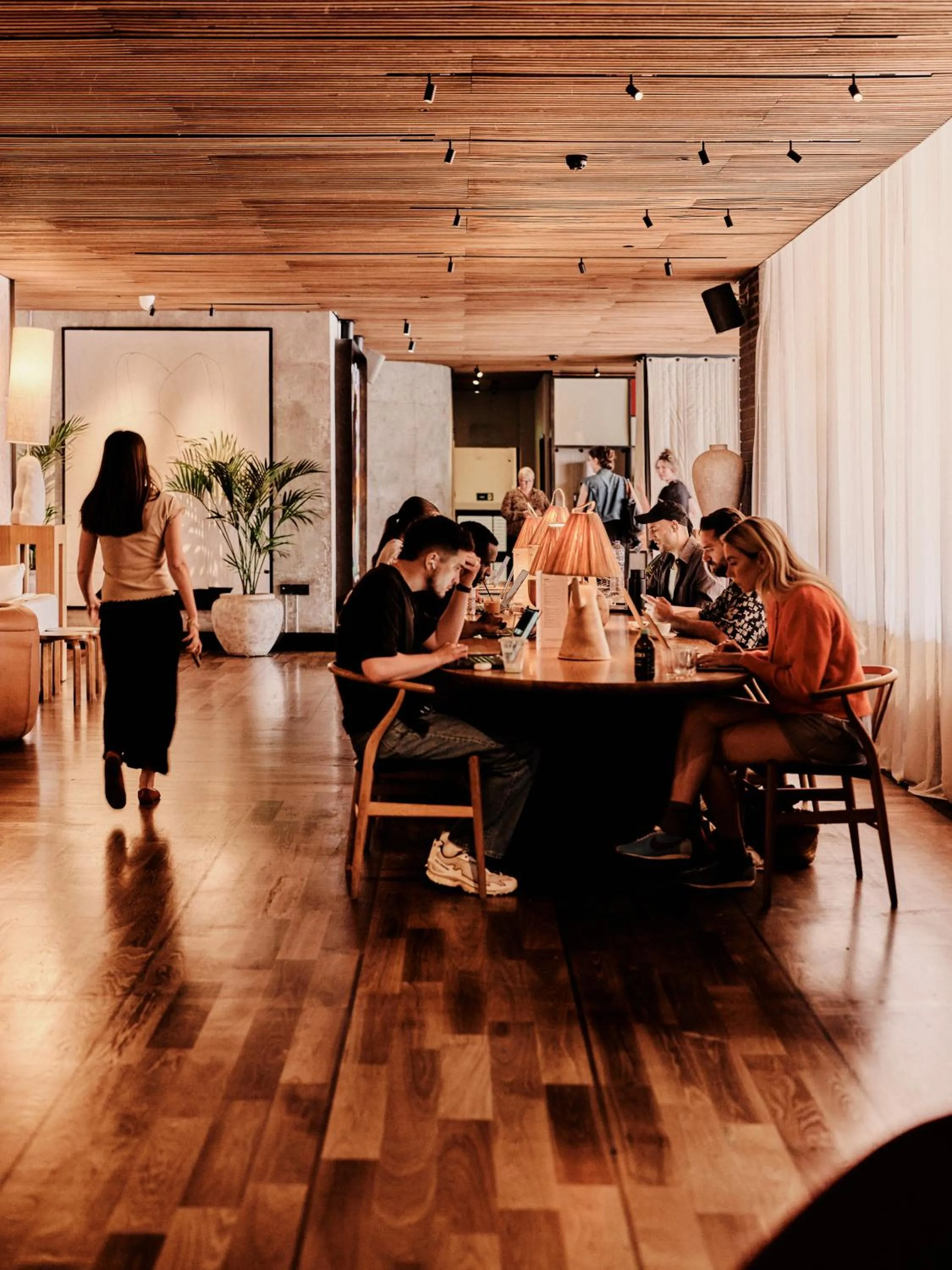 Seating area in One Hundred Shoreditch