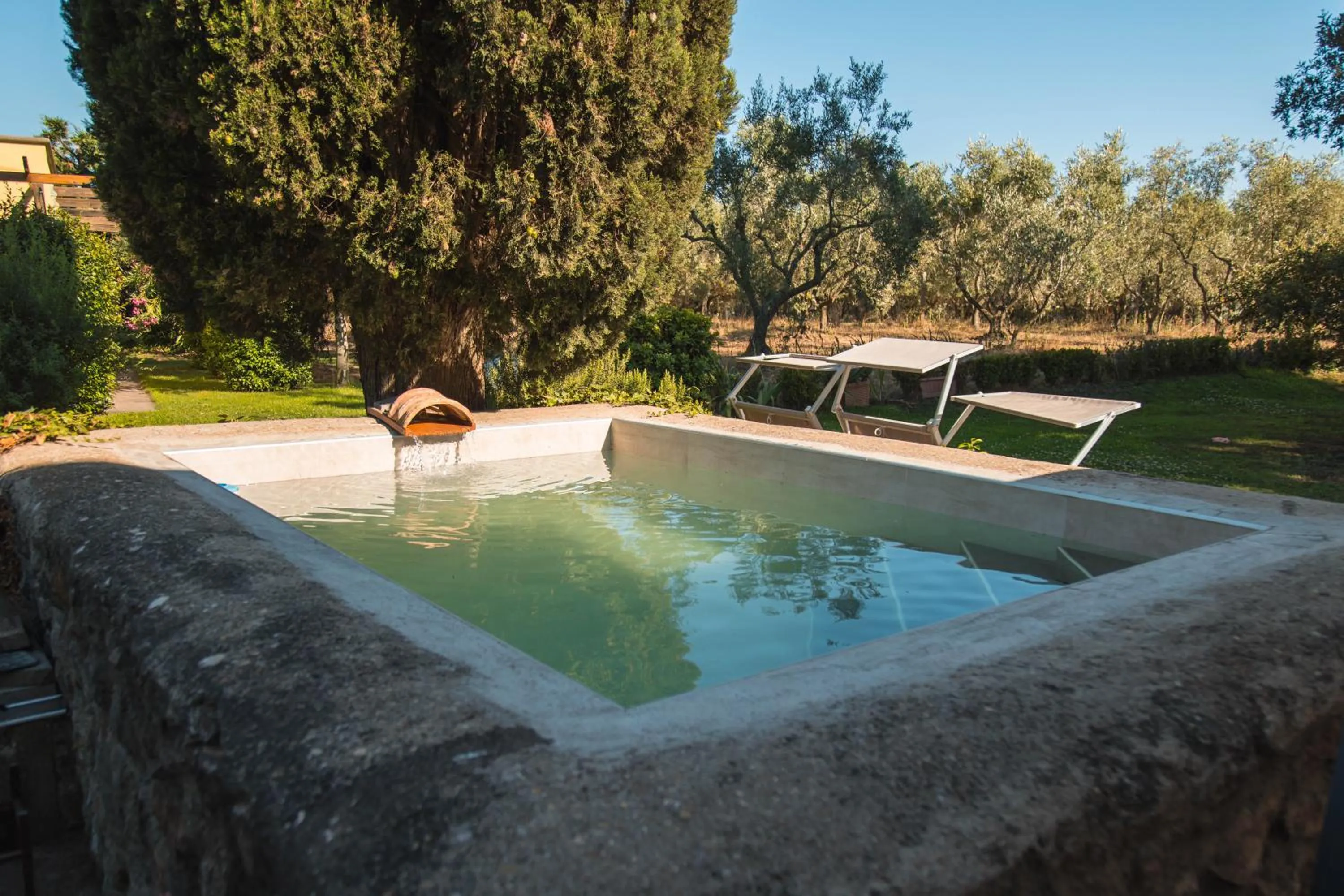 Pool view in Le Pozze Terme B&B