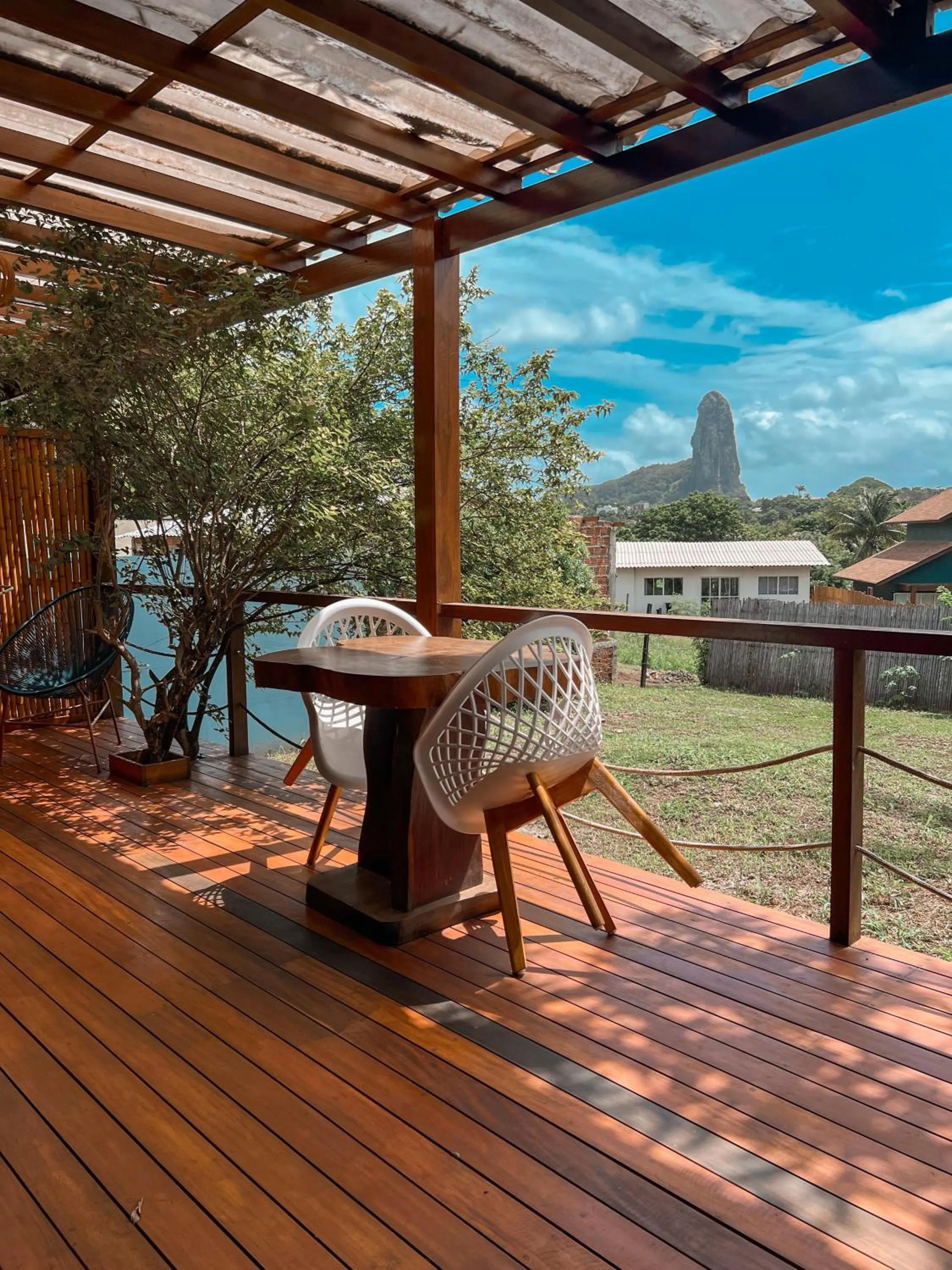 Balcony/Terrace in Pousada da Mana