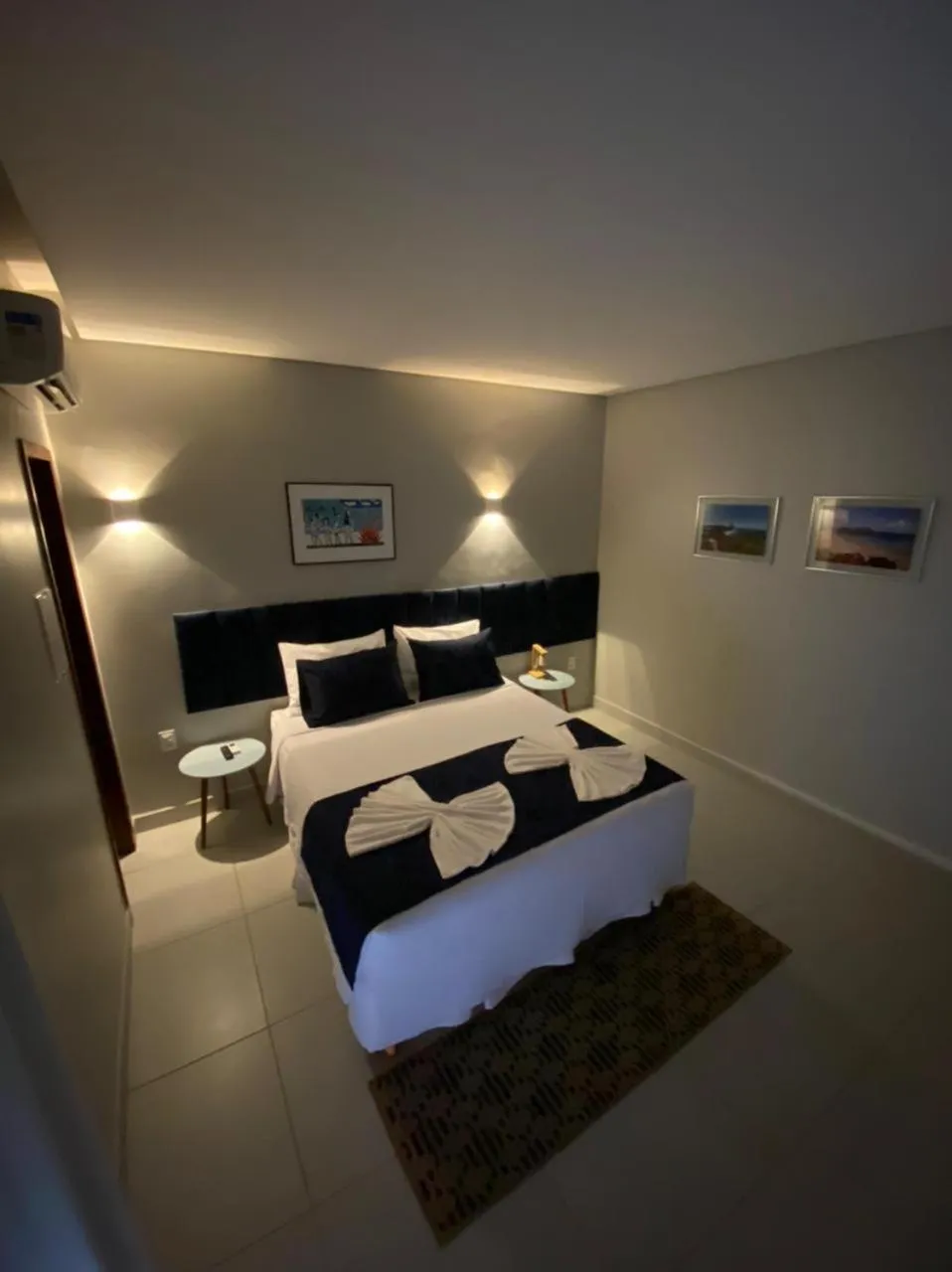 Bed in Pousada da Mana