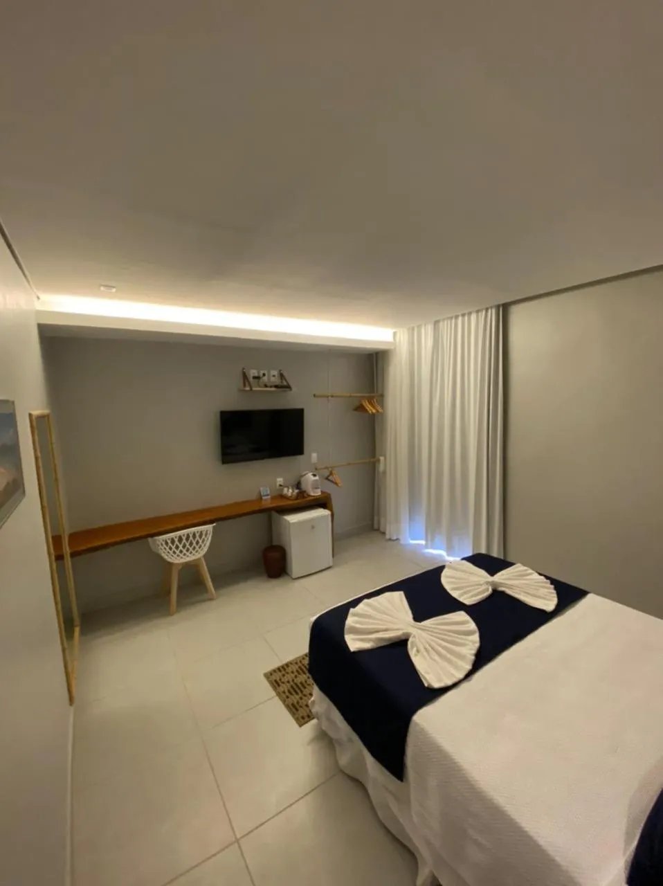 Bed in Pousada da Mana