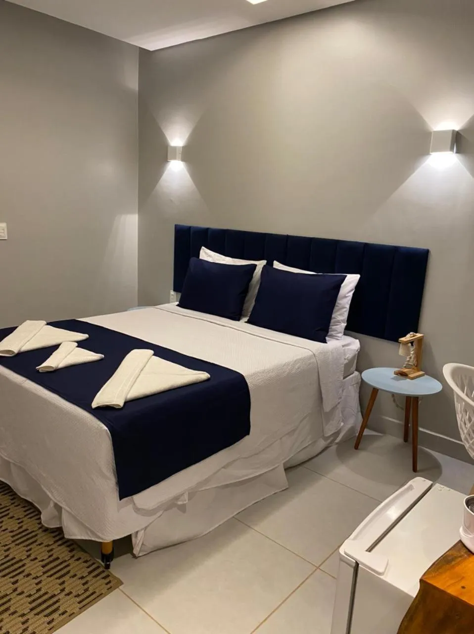 Bed in Pousada da Mana