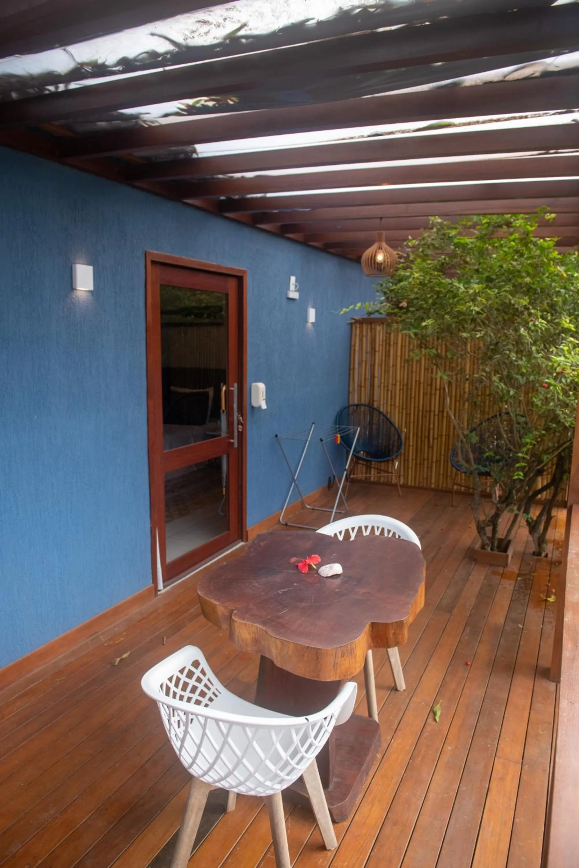 Balcony/Terrace in Pousada da Mana