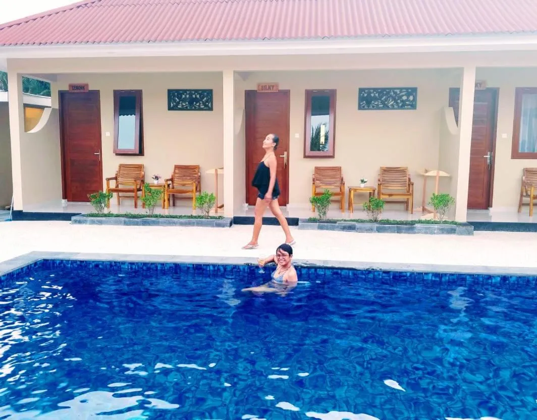 Pool view in villa tom and jerry