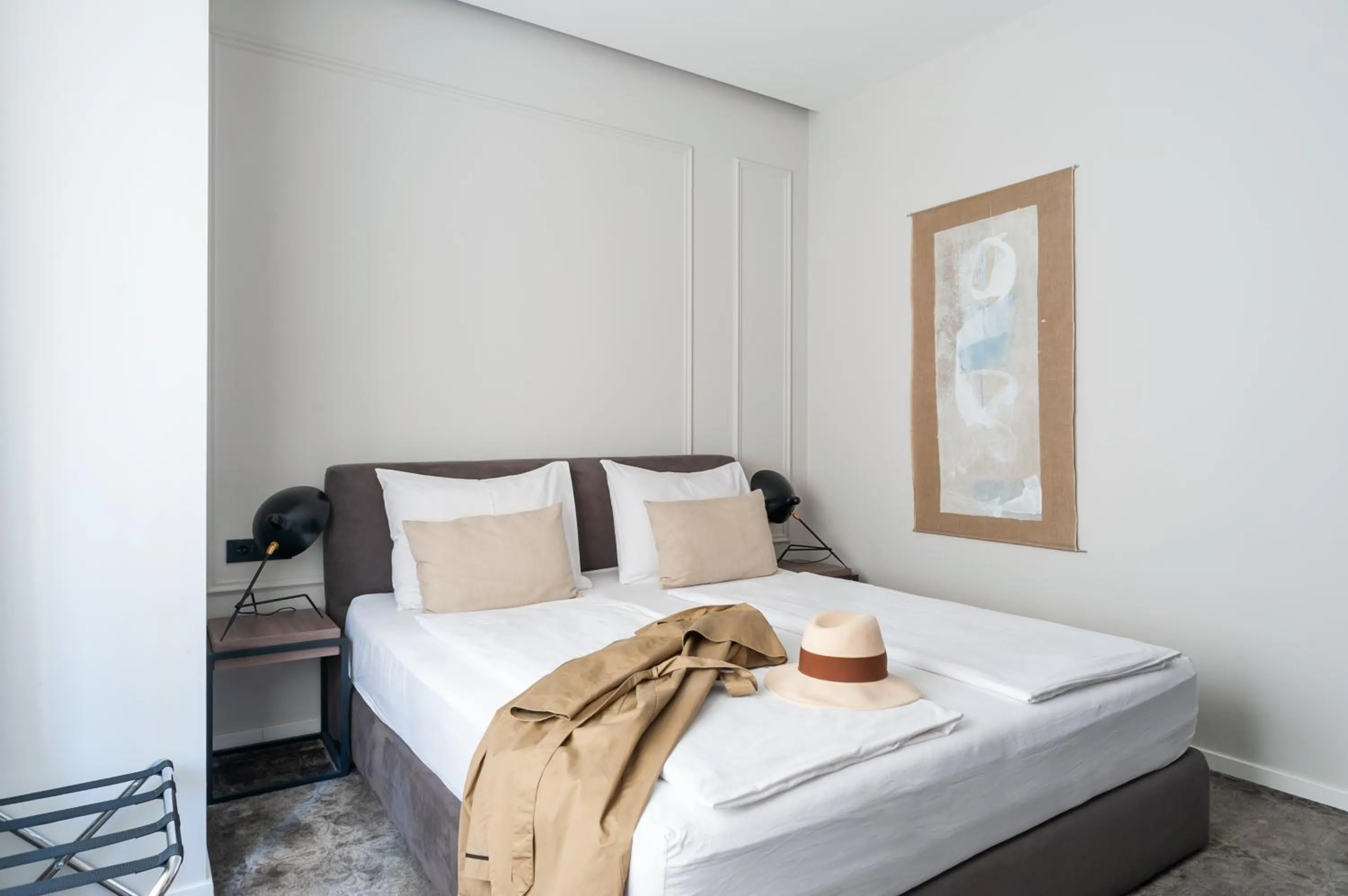 Bed in MANDA Heritage Hotel