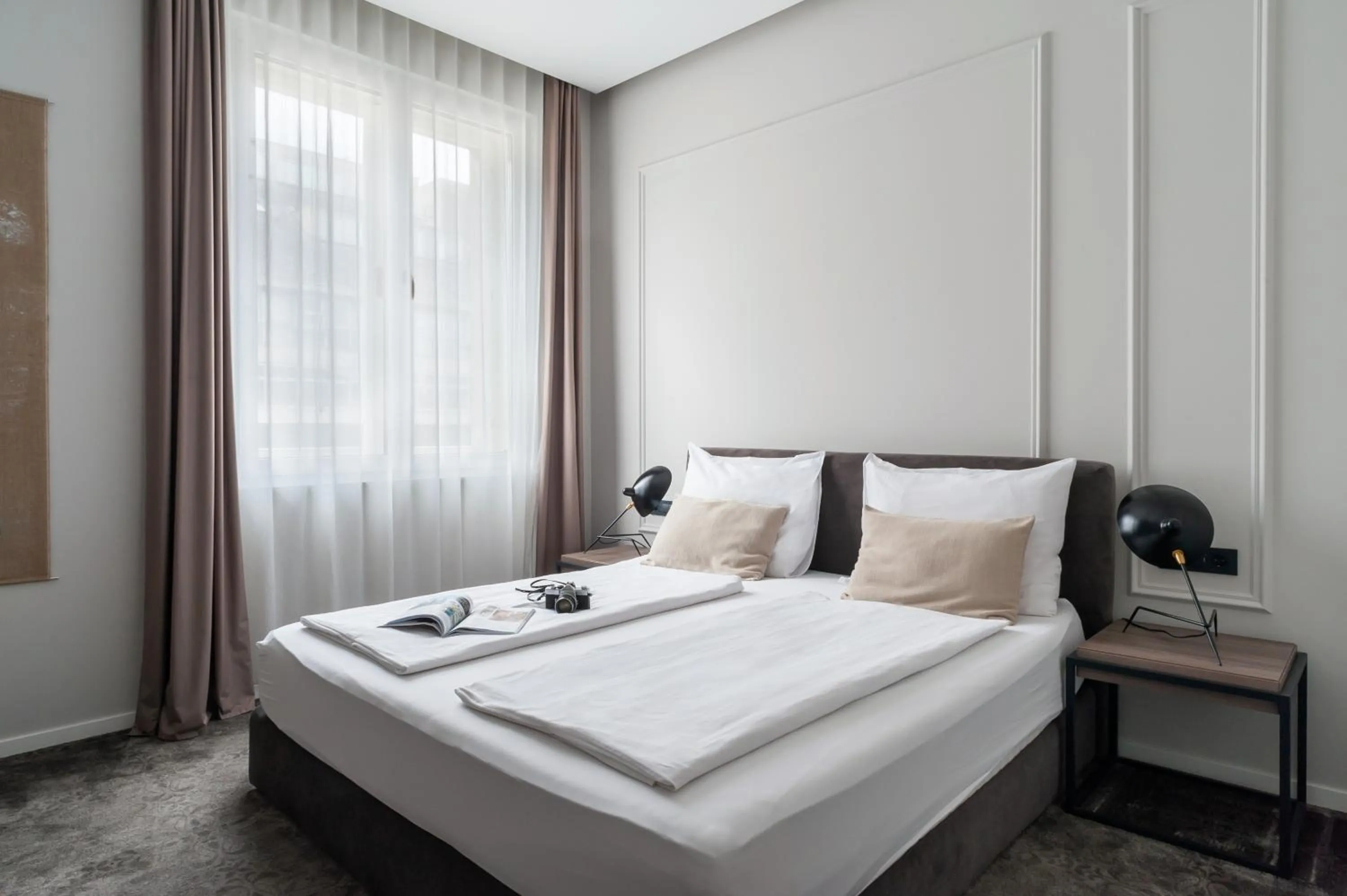 Bed in MANDA Heritage Hotel