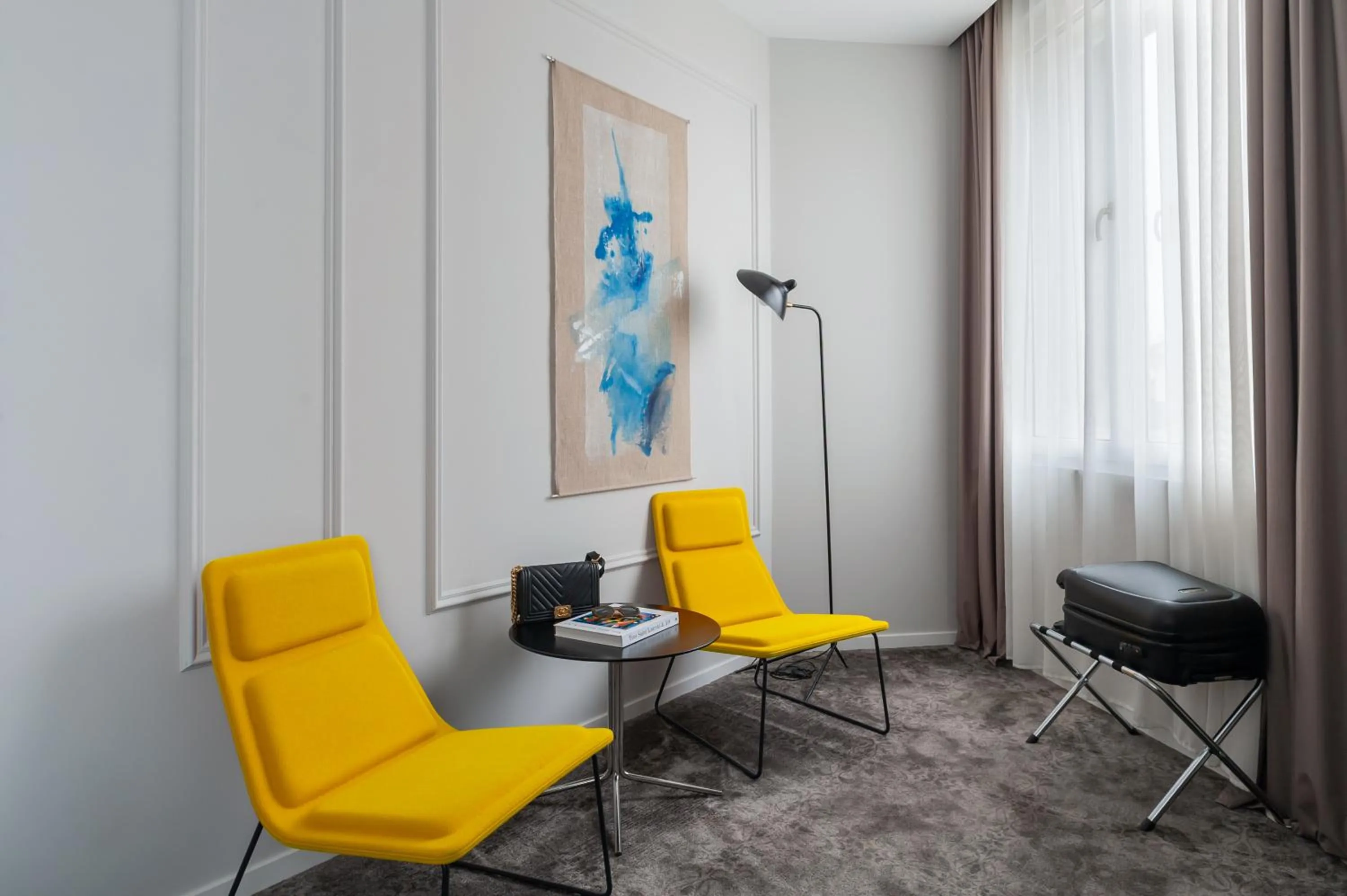 Seating area in MANDA Heritage Hotel