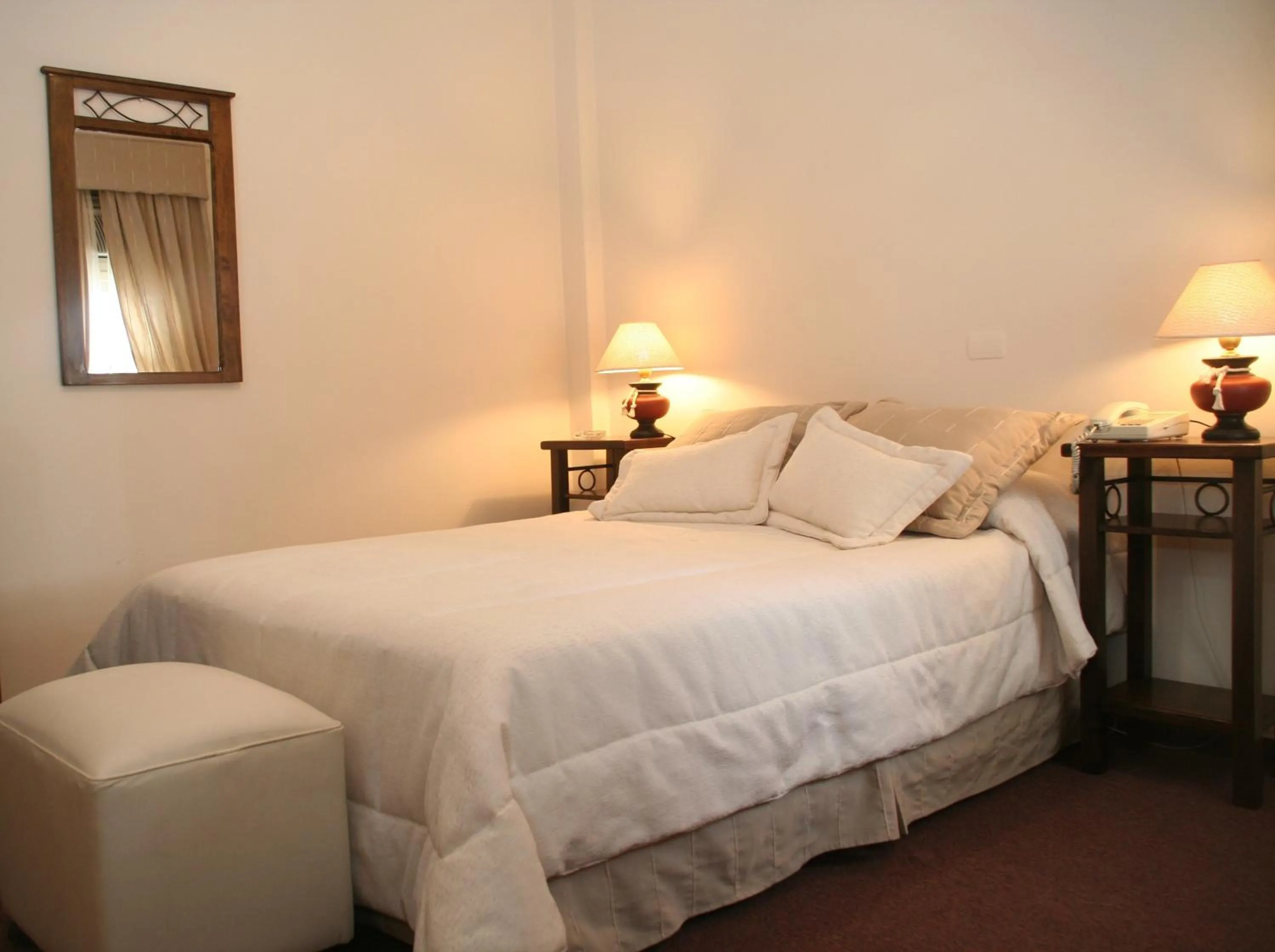 Bed in Hotel Ariosto