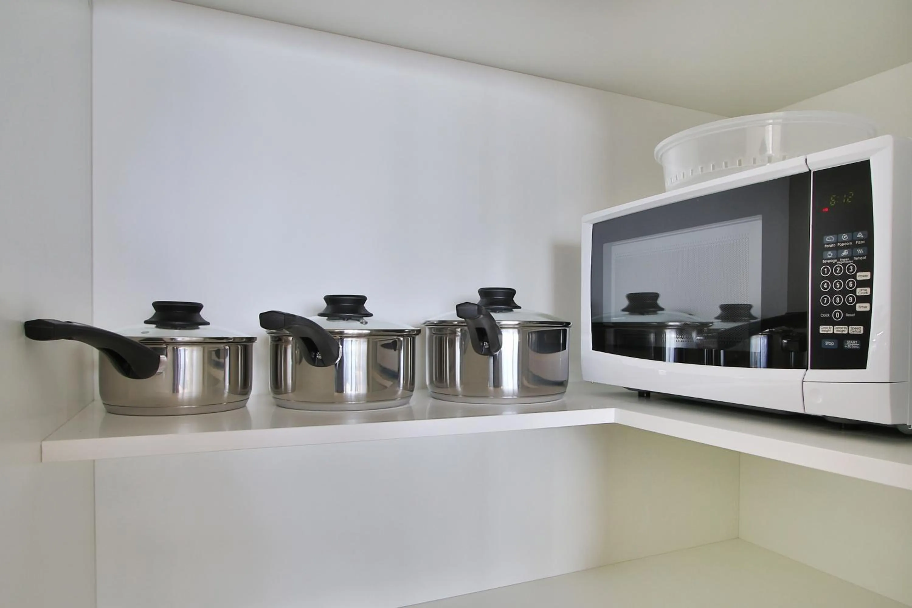 Kitchen or kitchenette in Domi Serviced Apartments